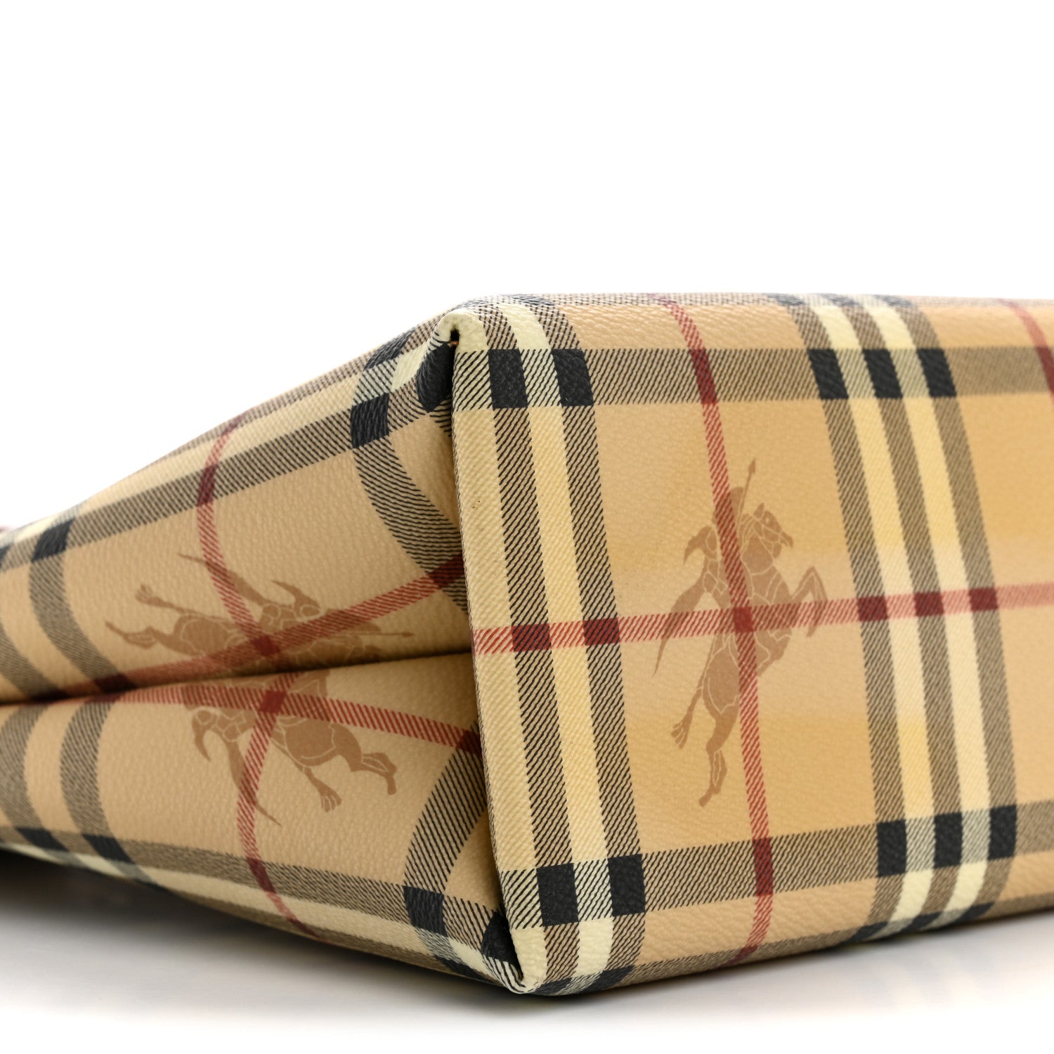 Burberry Haymarket Check Tote Brown 8 of 12