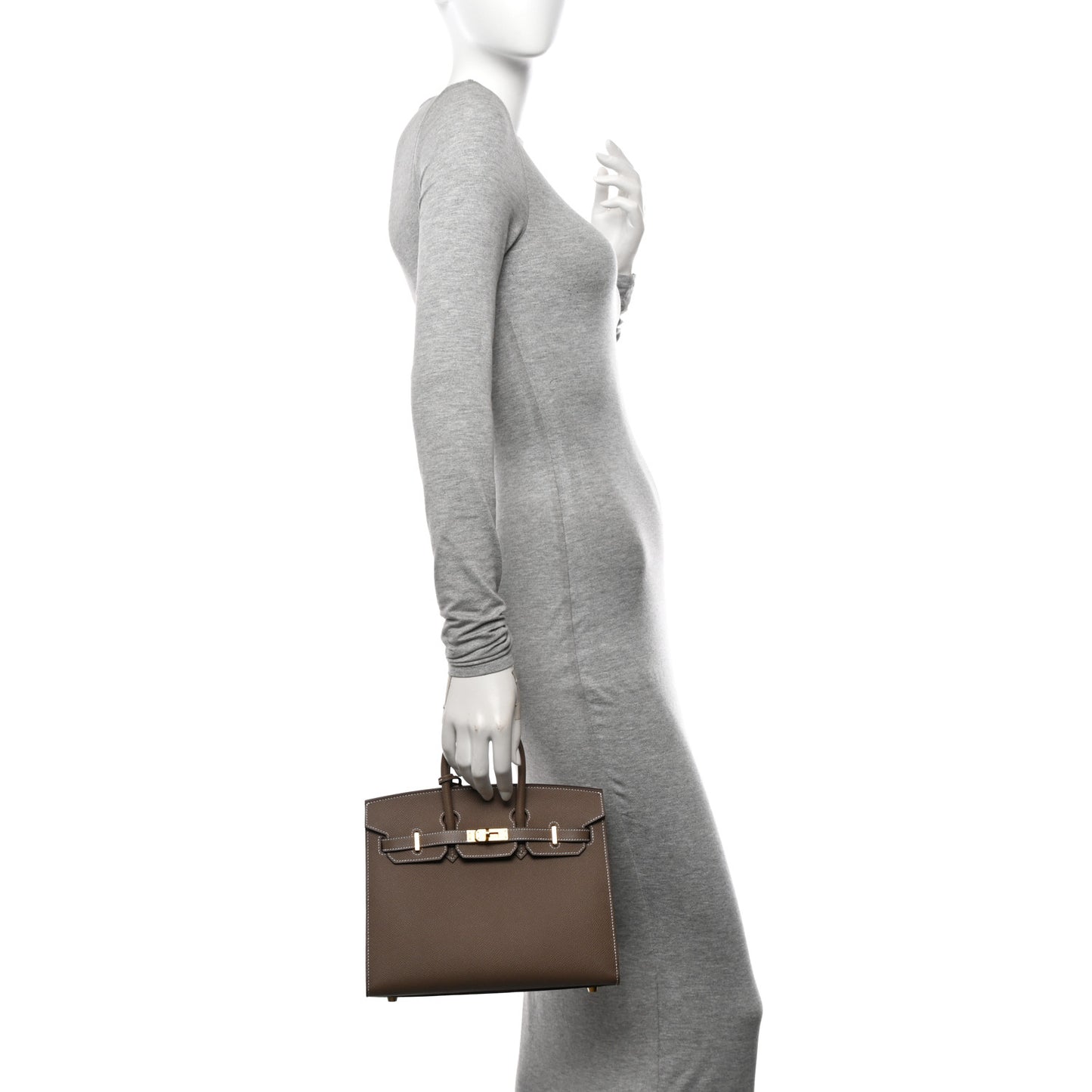 Epsom Birkin Sellier 25 Etoupe