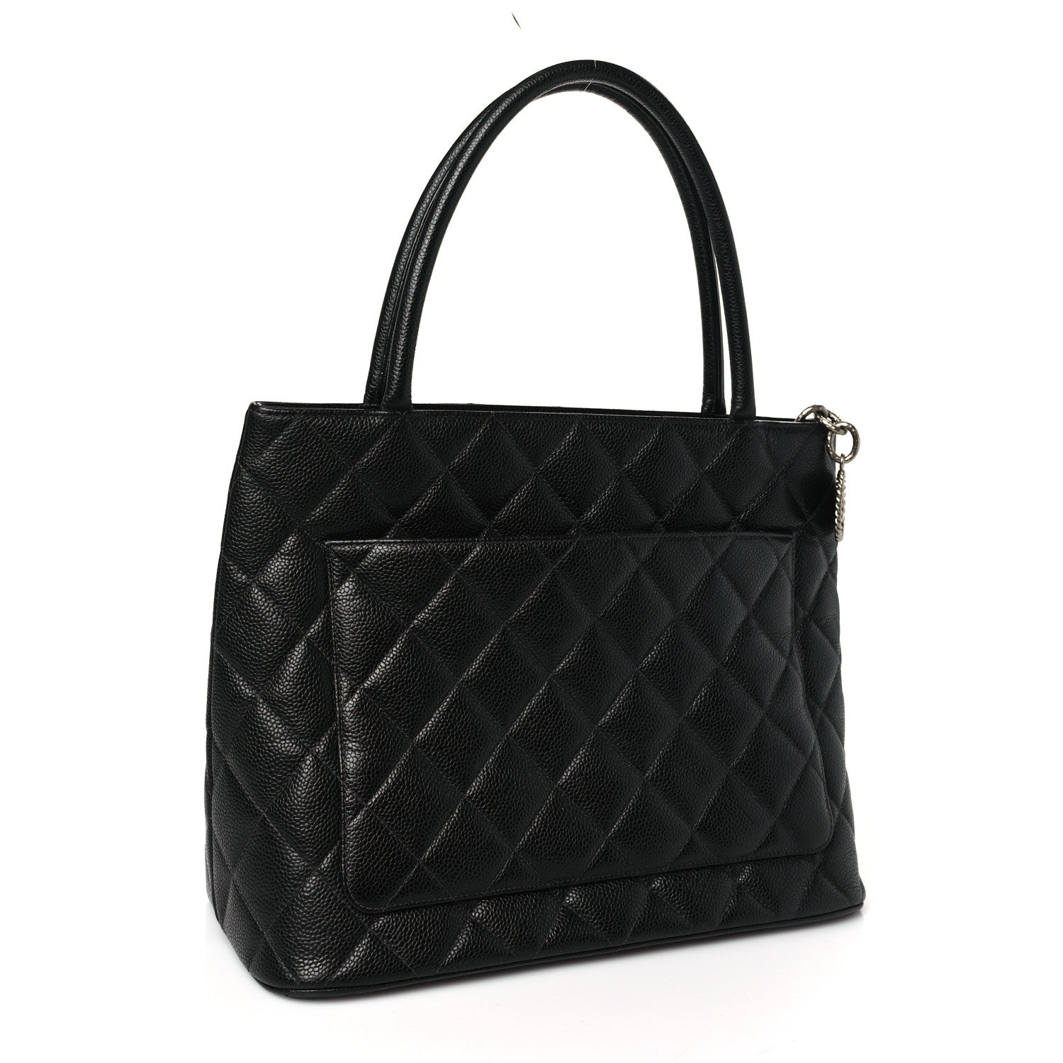 Chanel Caviar Quilted Medallion Tote Black 3 of 8