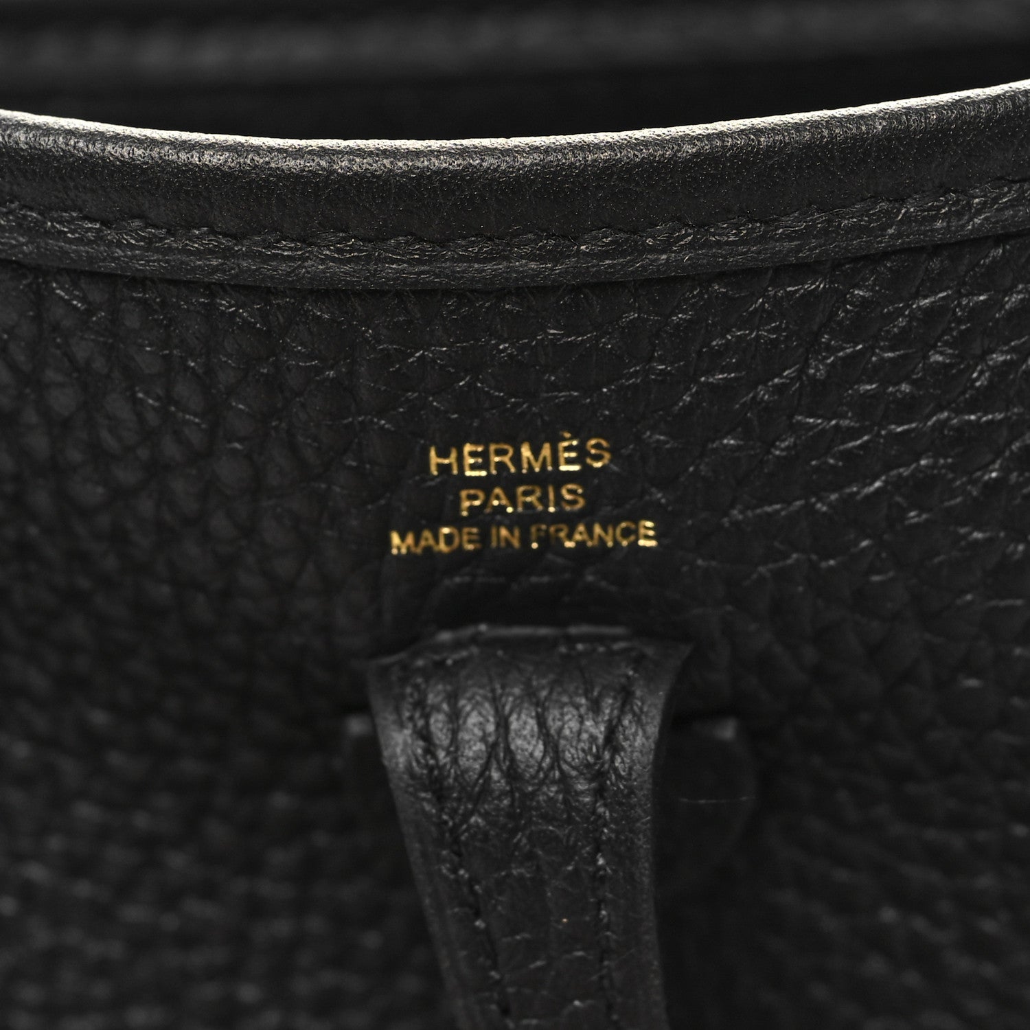 Hermes Taurillon Clemence Evelyne TPM Black 6 of 11