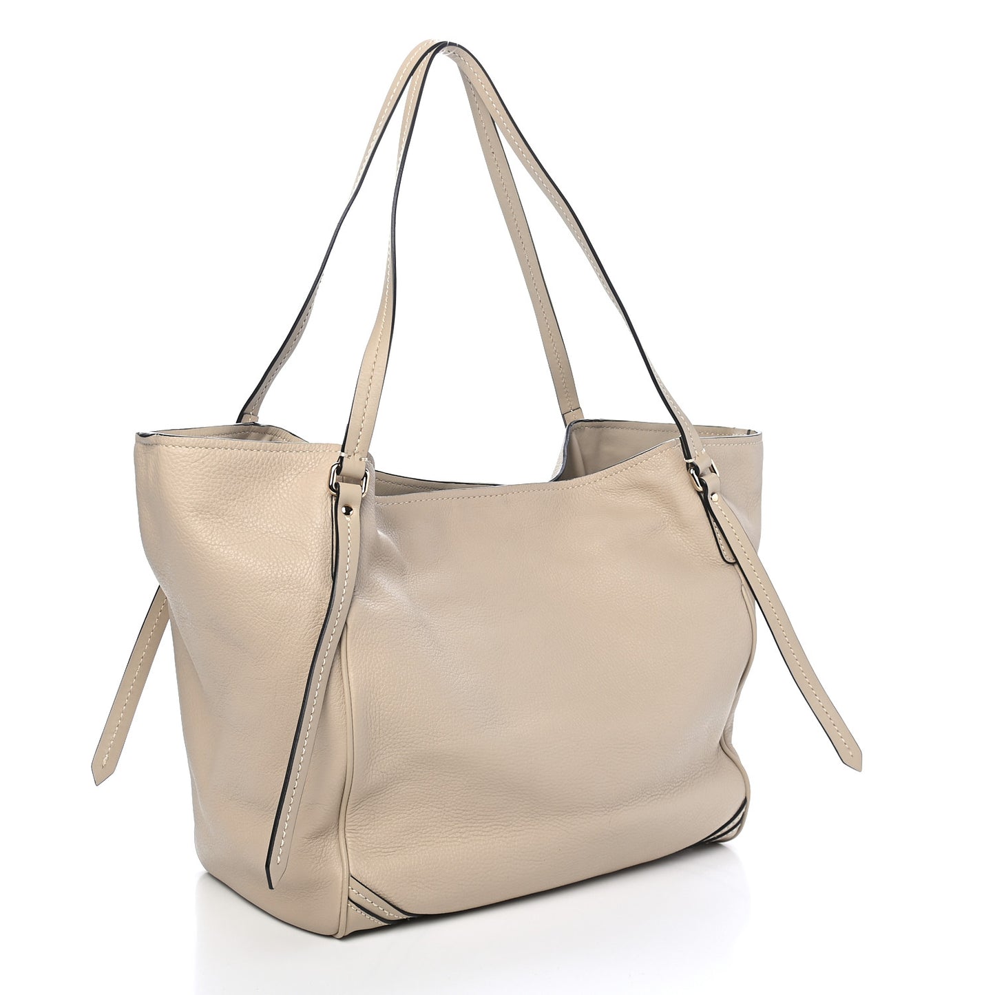 Grainy Calfskin Medium Canterbury Tote Trench