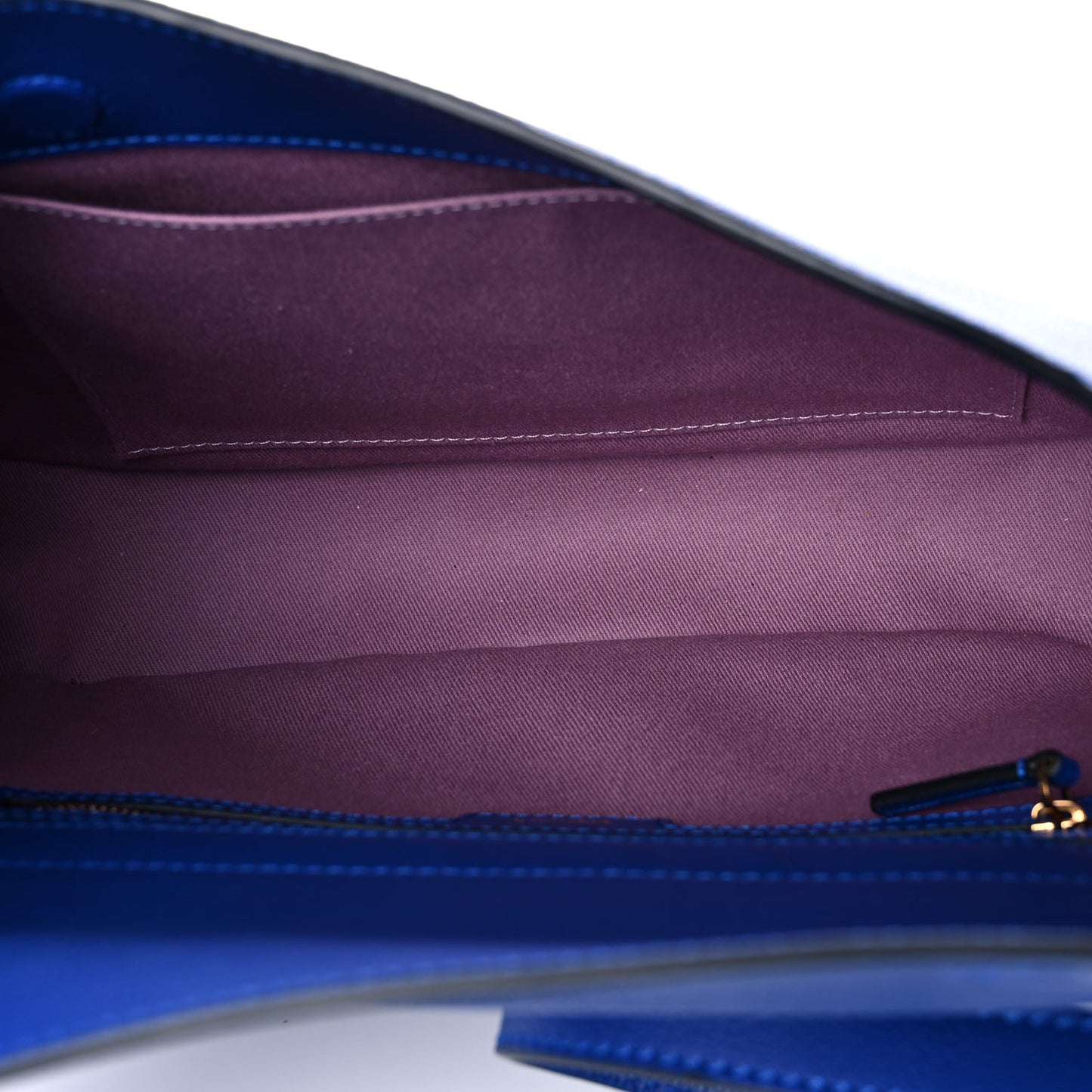 Grained Calfskin La Medusa Shoulder Bag Lapis