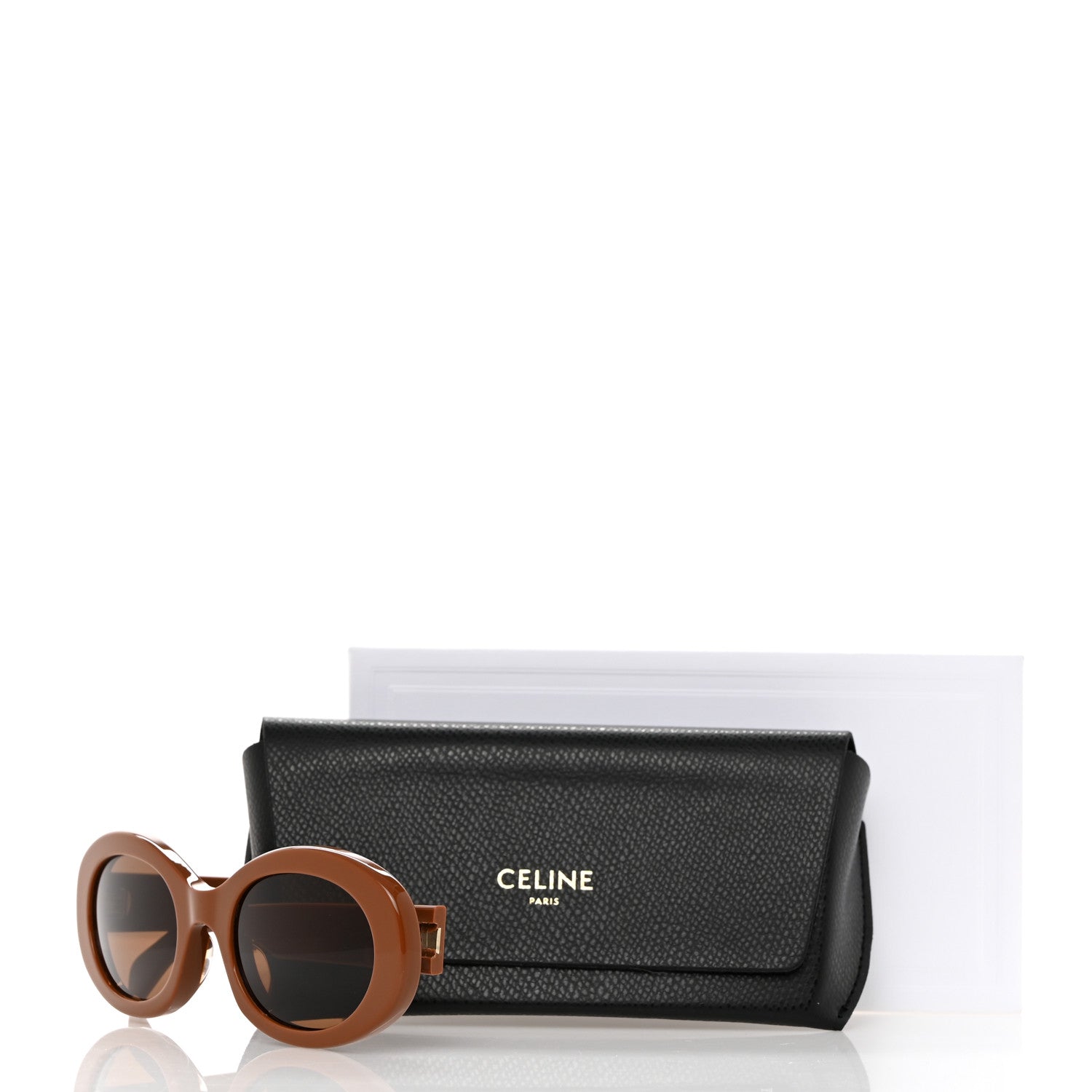 Celine Acetate Triomphe 01 Sunglasses CL40194U Brown 7 of 7
