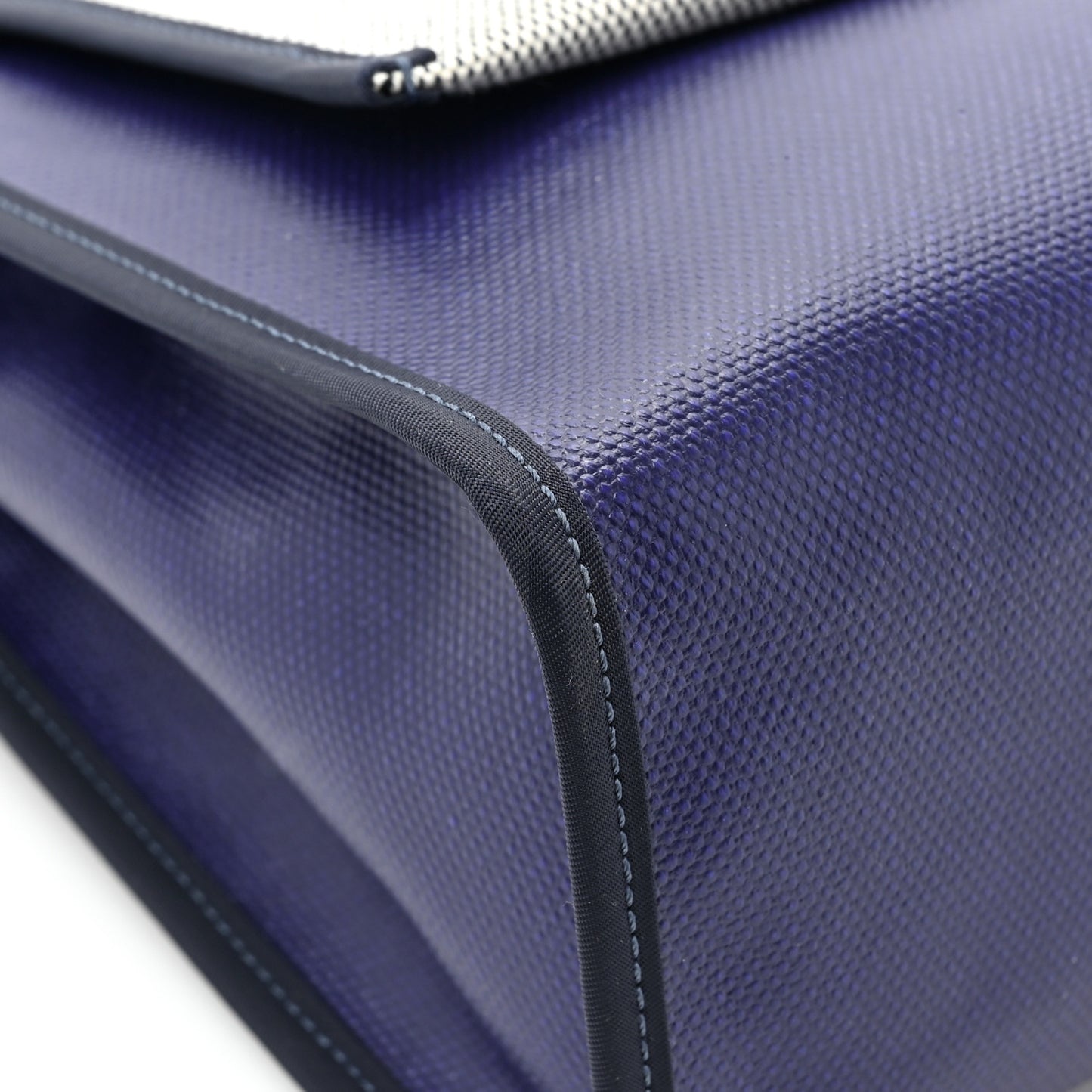 Toile H Berline Vache Hunter Herbag Zip PM 31 Bleu Encre Bleu Saphir