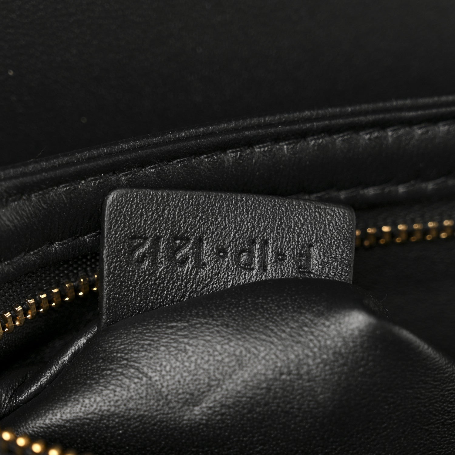 Celine Shiny Calfskin Medium Triomphe Black 7 of 14