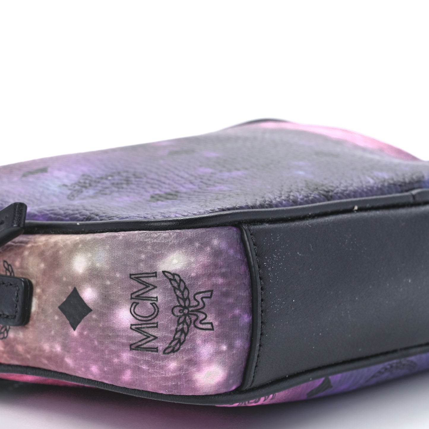 Galaxy Visetos Small Heritage Line Camera Crossbody Bag Multicolo