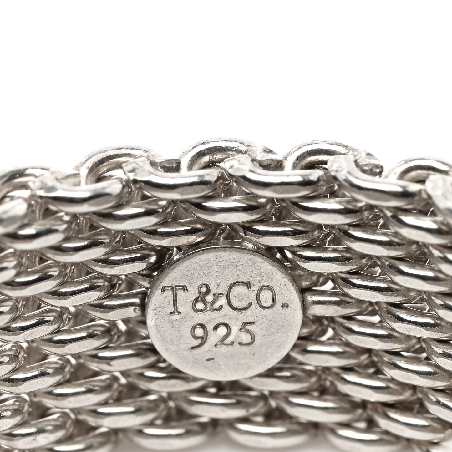 Sterling Silver Somerset Mesh Ring 59 8.75