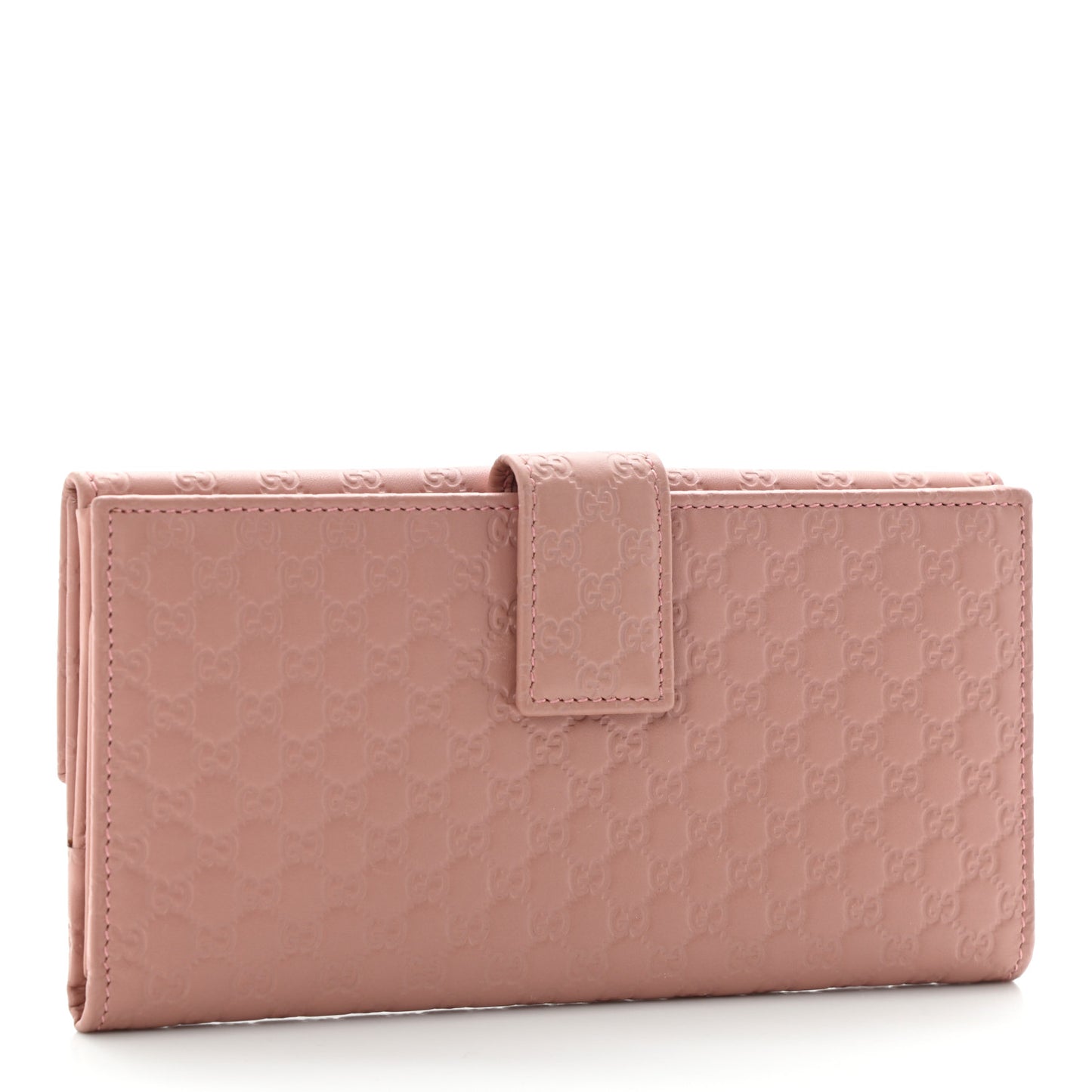 Microguccissima Continental Flap Wallet Soft Pink