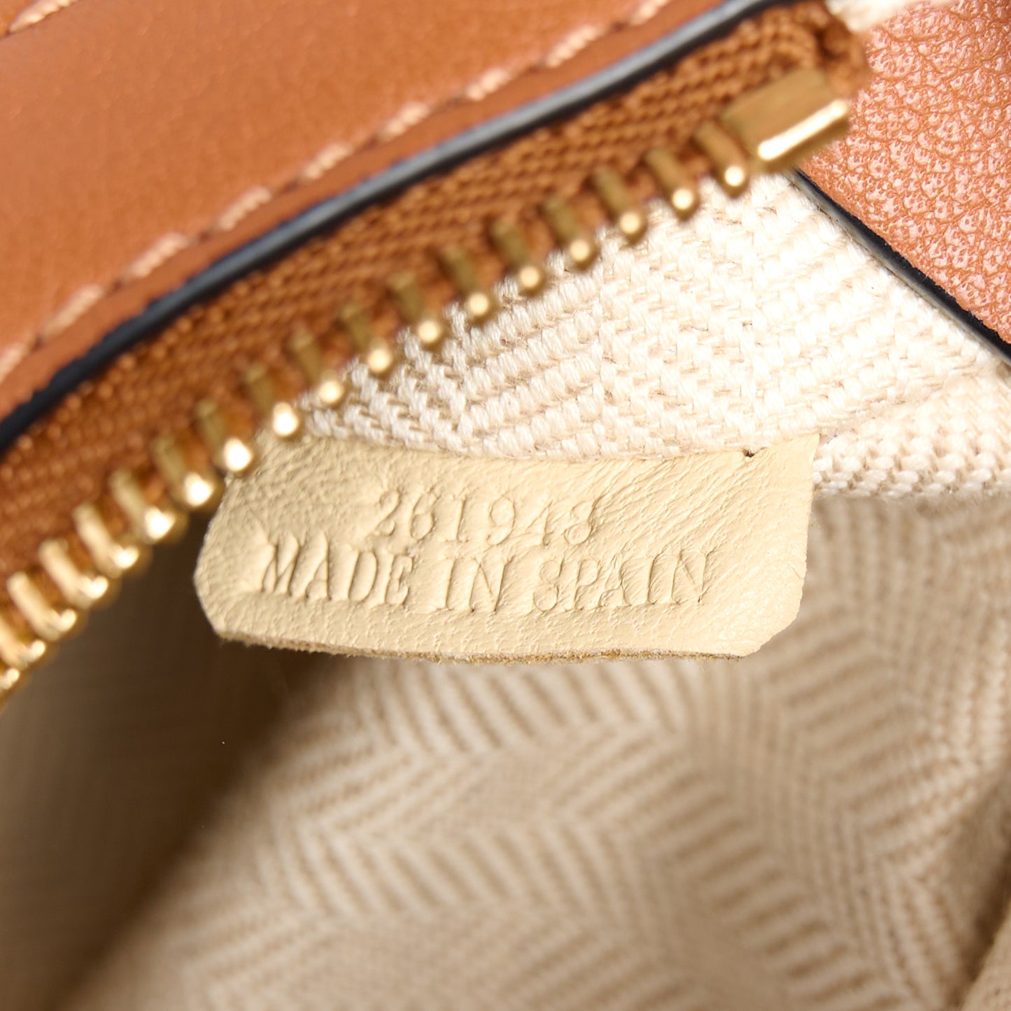 Calfskin Mini Puzzle Bag Tan Medium Pink