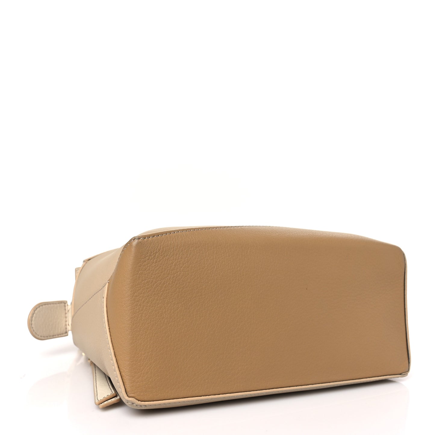 Classic Calfskin Small Puzzle Edge Bag Dusty Beige Soft White