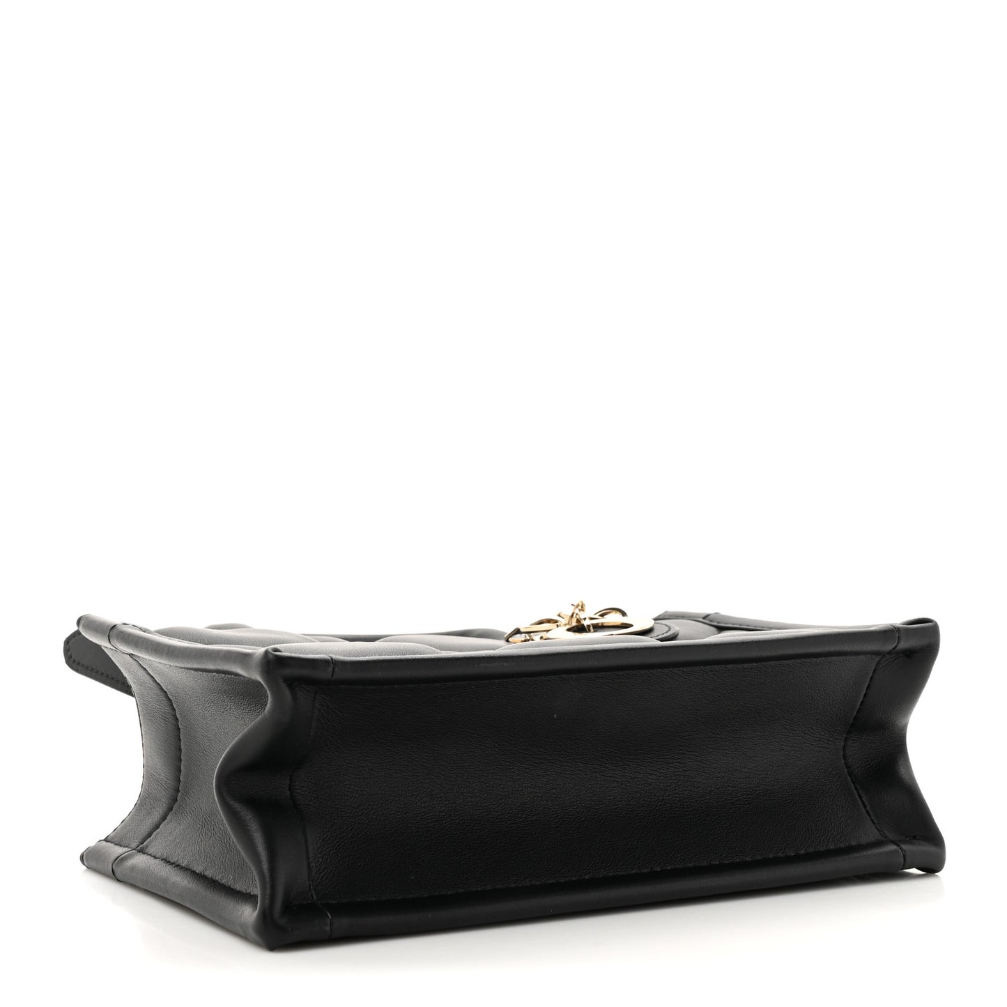 Calfksin Macrocannage Mini Book Tote Black