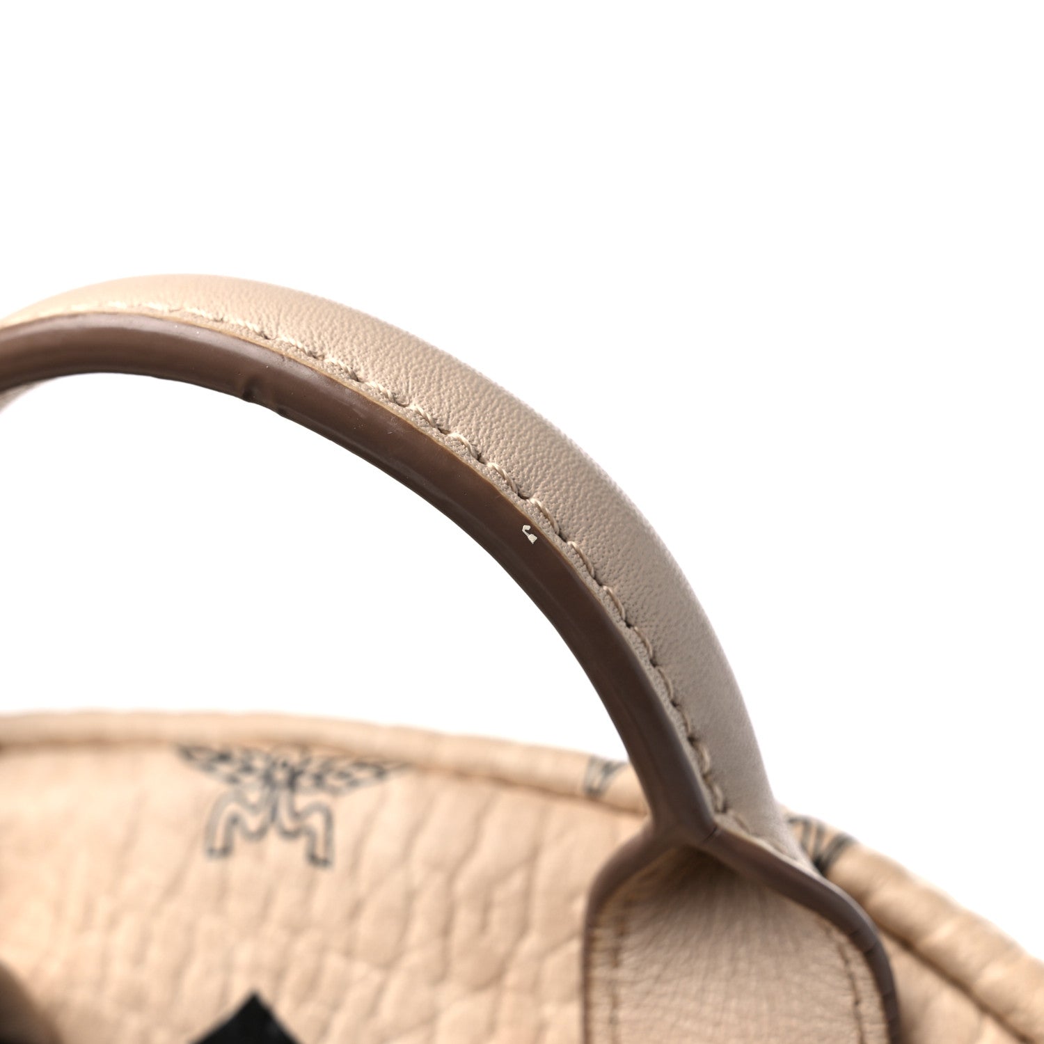 MCM Visetos Small Stark Rabbit Backpack Beige 11 of 11