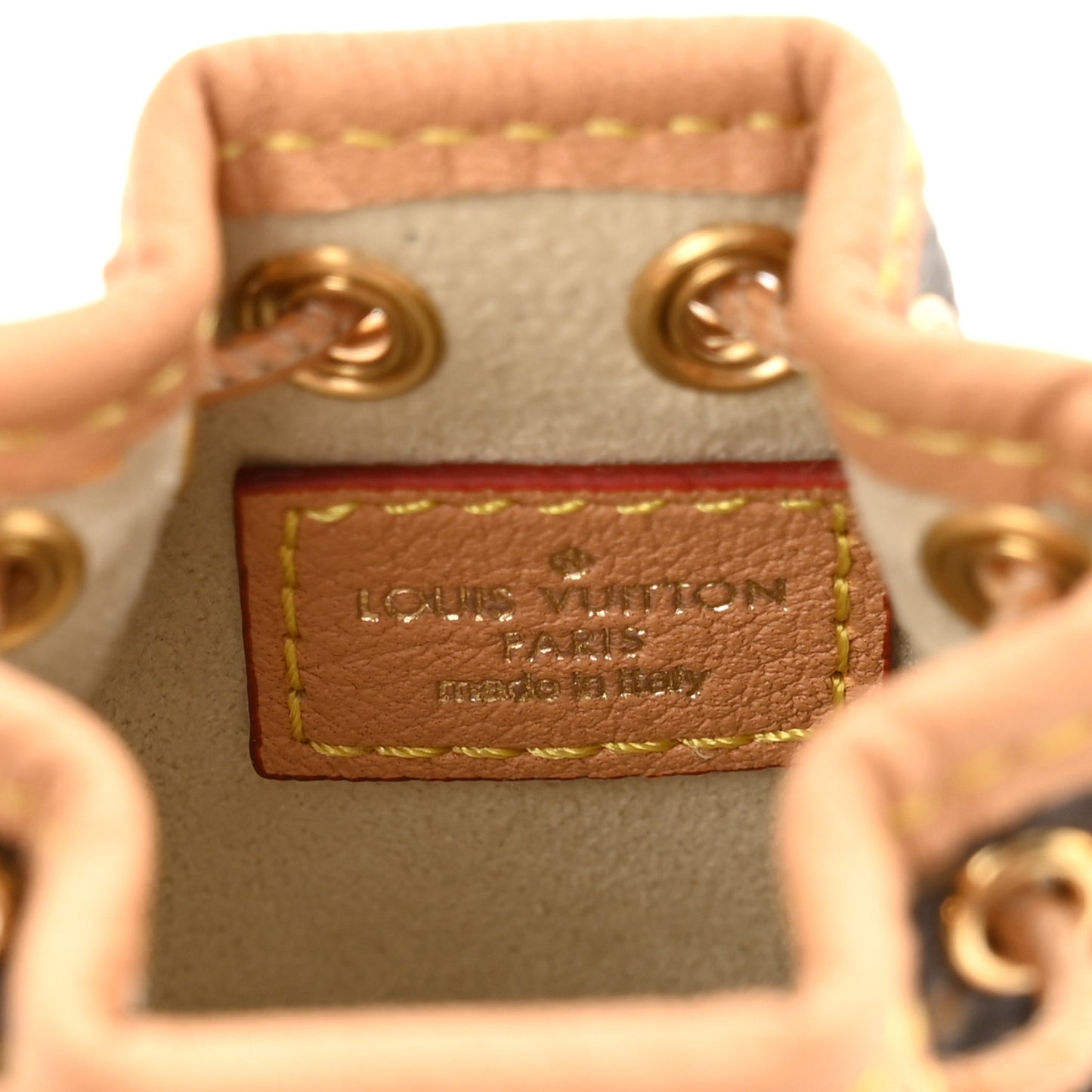 Monogram Micro Noe Bag Charm Key Ring
