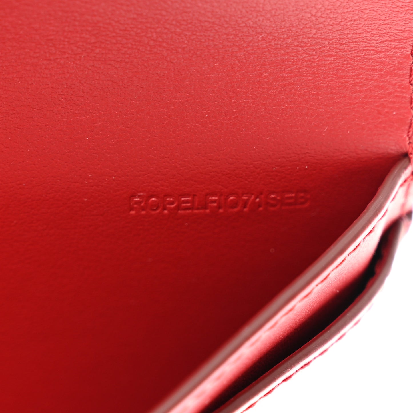 Marais Calfskin Rowe Continental Wallet Dark Carmine