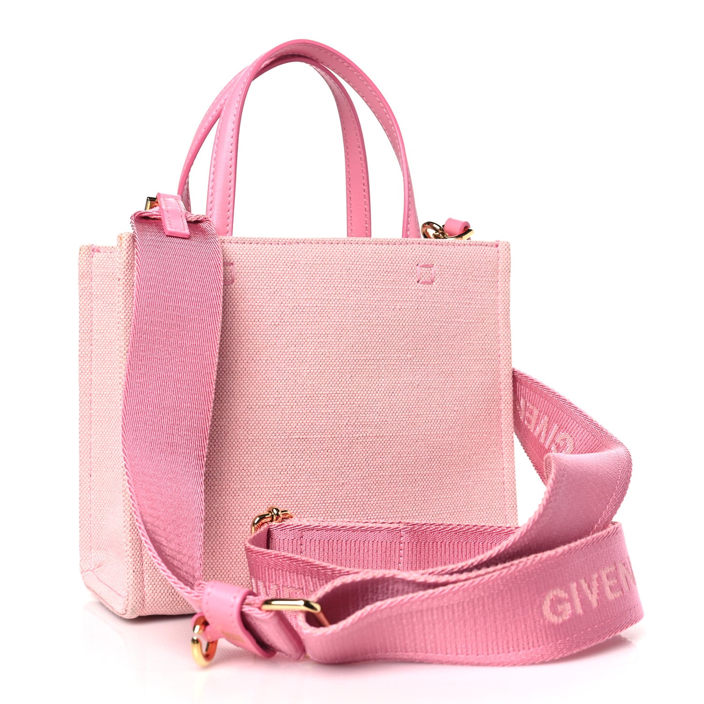 Canvas Mini G Shopping Tote Bright Pink