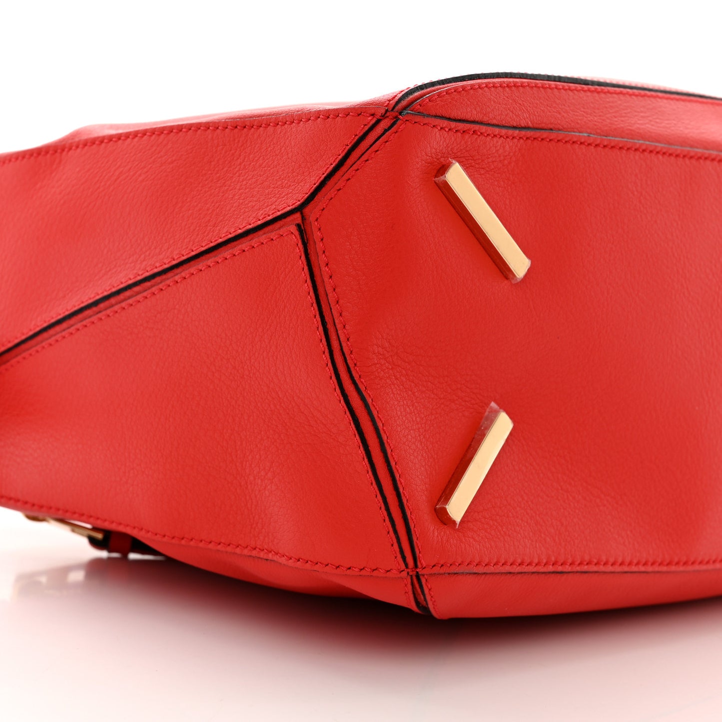 Calfskin Medium Puzzle Bag Scarlet