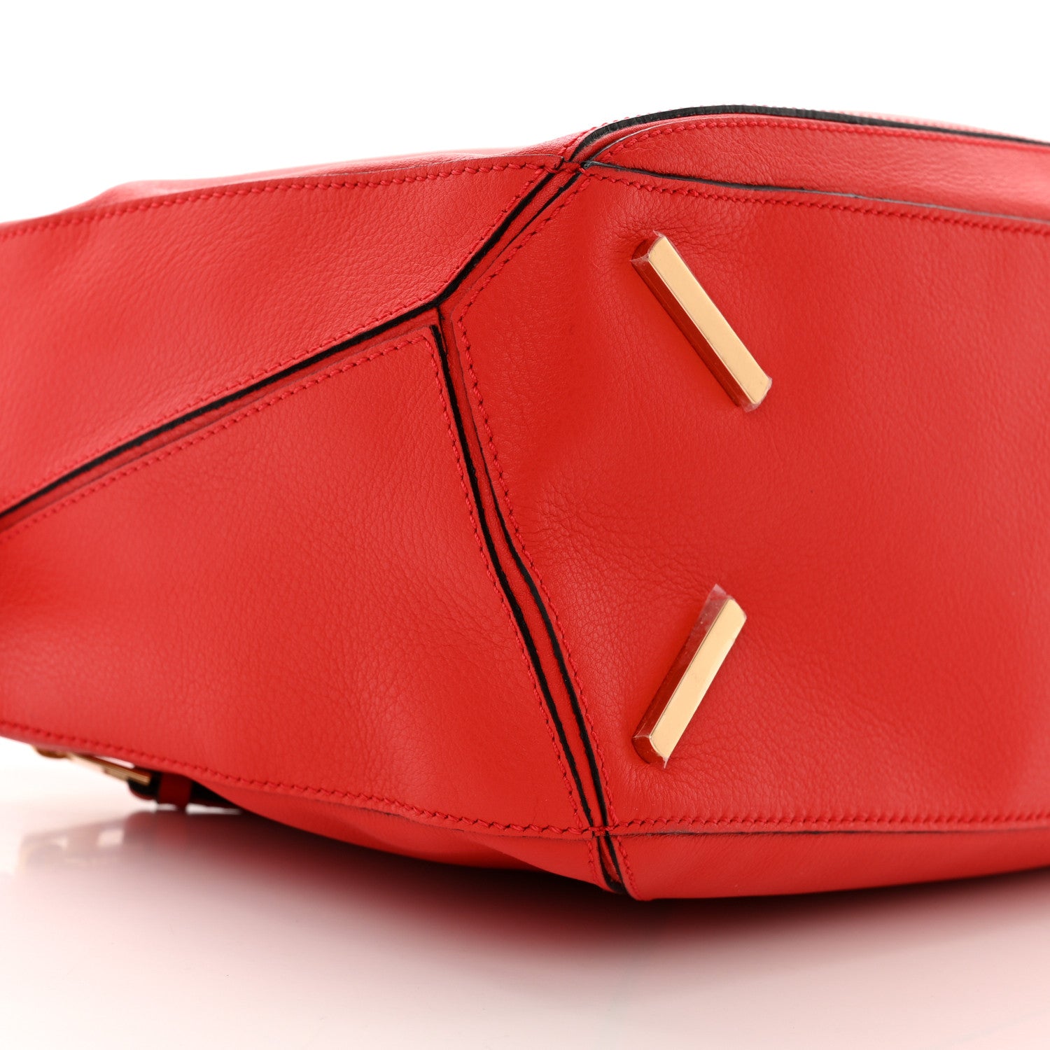 Loewe Calfskin Medium Puzzle Bag Scarlet 9 of 10