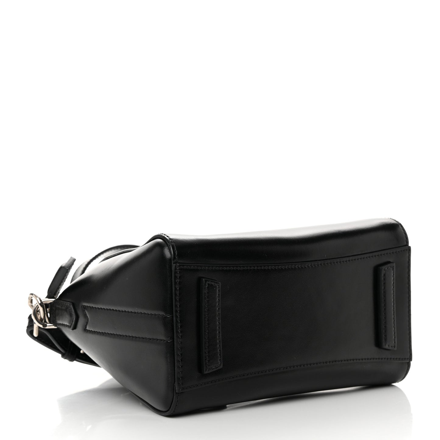 Shiny Lord Calfskin Mini Antigona Black