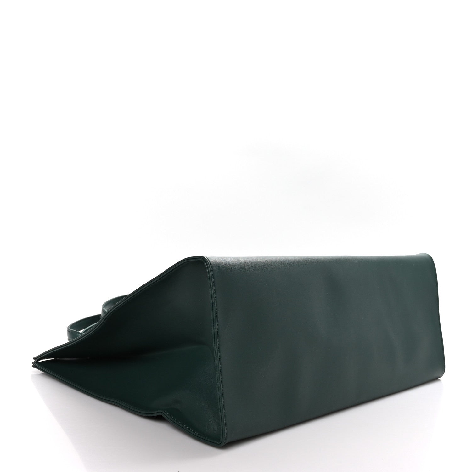 Telfar Vegan Leather Large Shopping Bag Dark Olive 4 of 8
