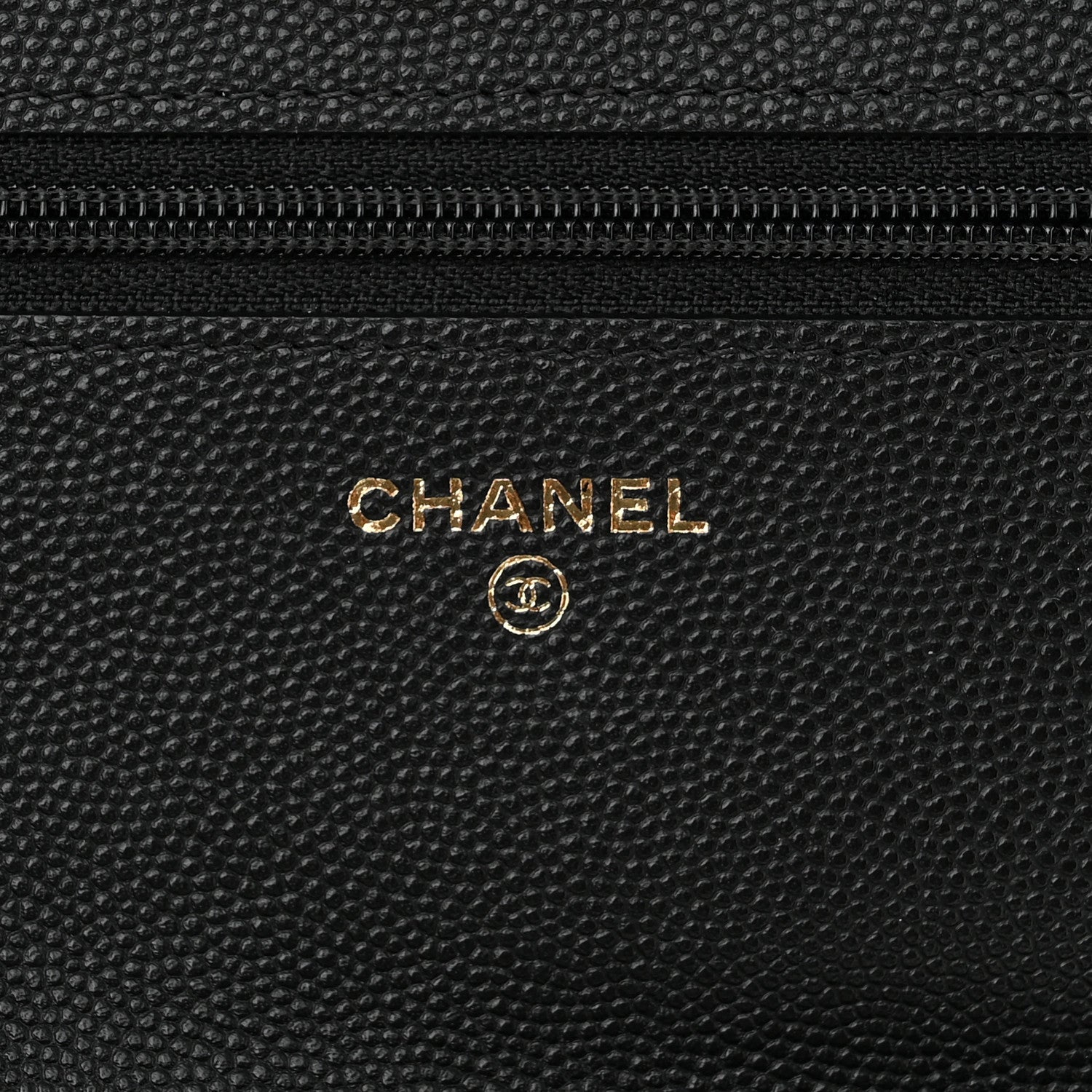 Chanel Caviar Suede Stitched Lady Coco Wallet On Chain WOC Black 6 of 12
