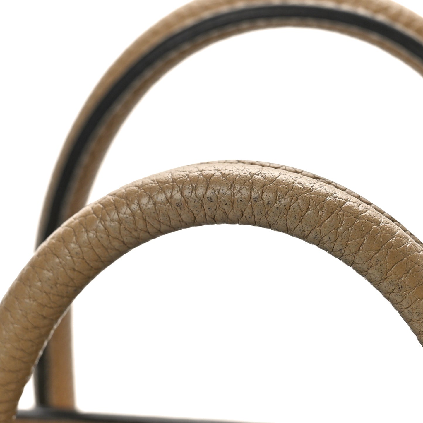 Drummed Calfskin Nano Luggage Dune