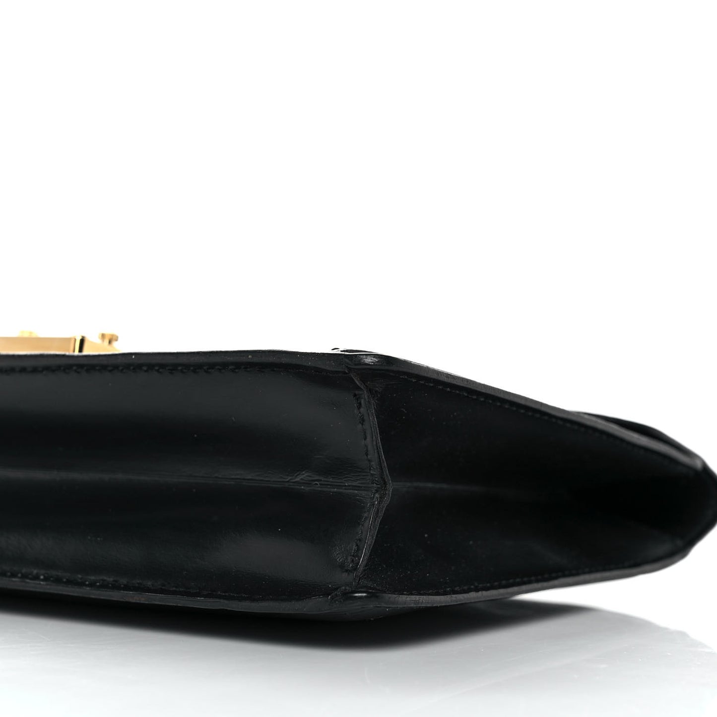 Epi Pochette Sellier Dragonne Clutch Black