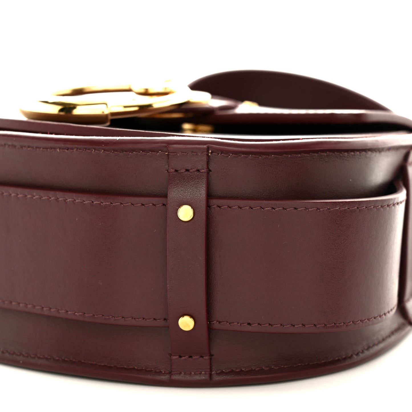 Calfskin Small Tess Bag Burnt Brown