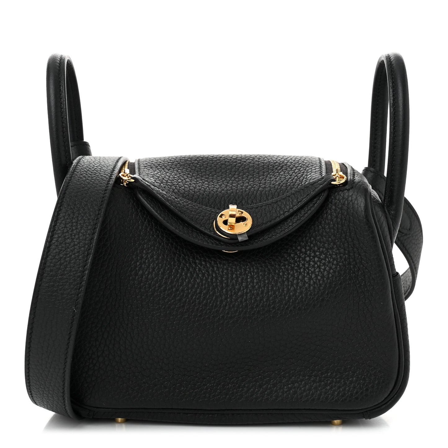 Taurillon Clemence Mini Lindy 20 Black