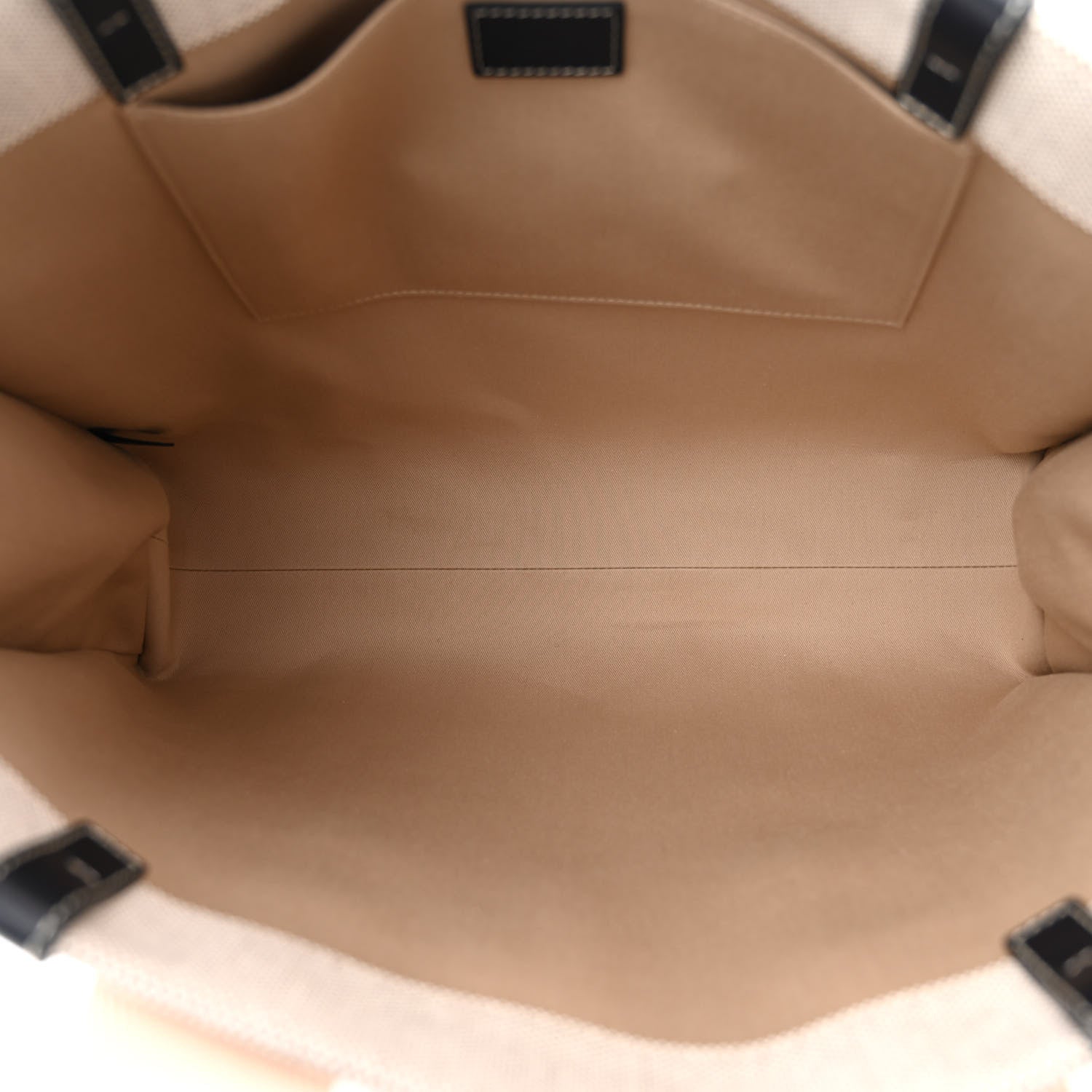 Chloe Cotton Calfskin Large Woody Ribbon Tote White Blue 5 of 10