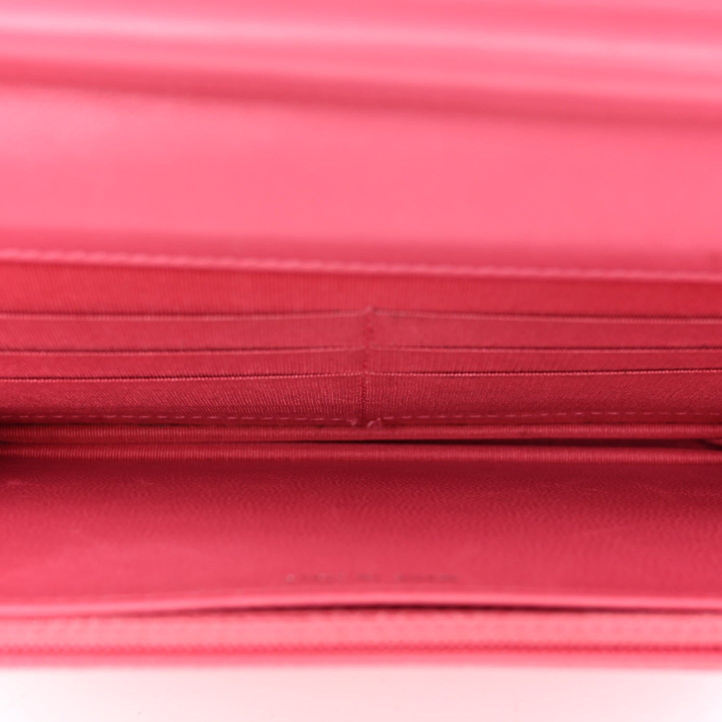 Lambskin Quilted Boy Wallet On Chain WOC Pink