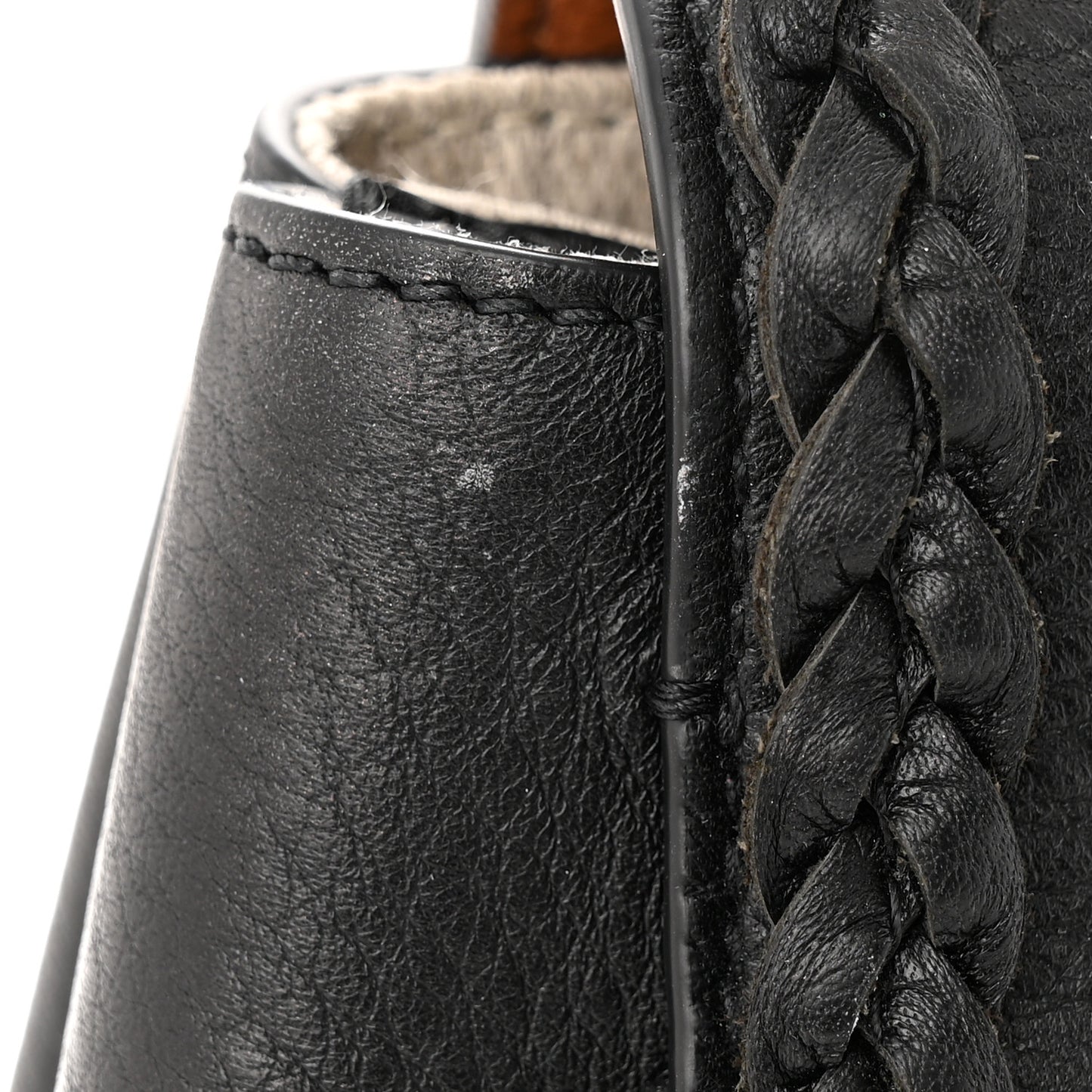 Grained Calfskin Small Penelope Soft Shoulder Bag Black