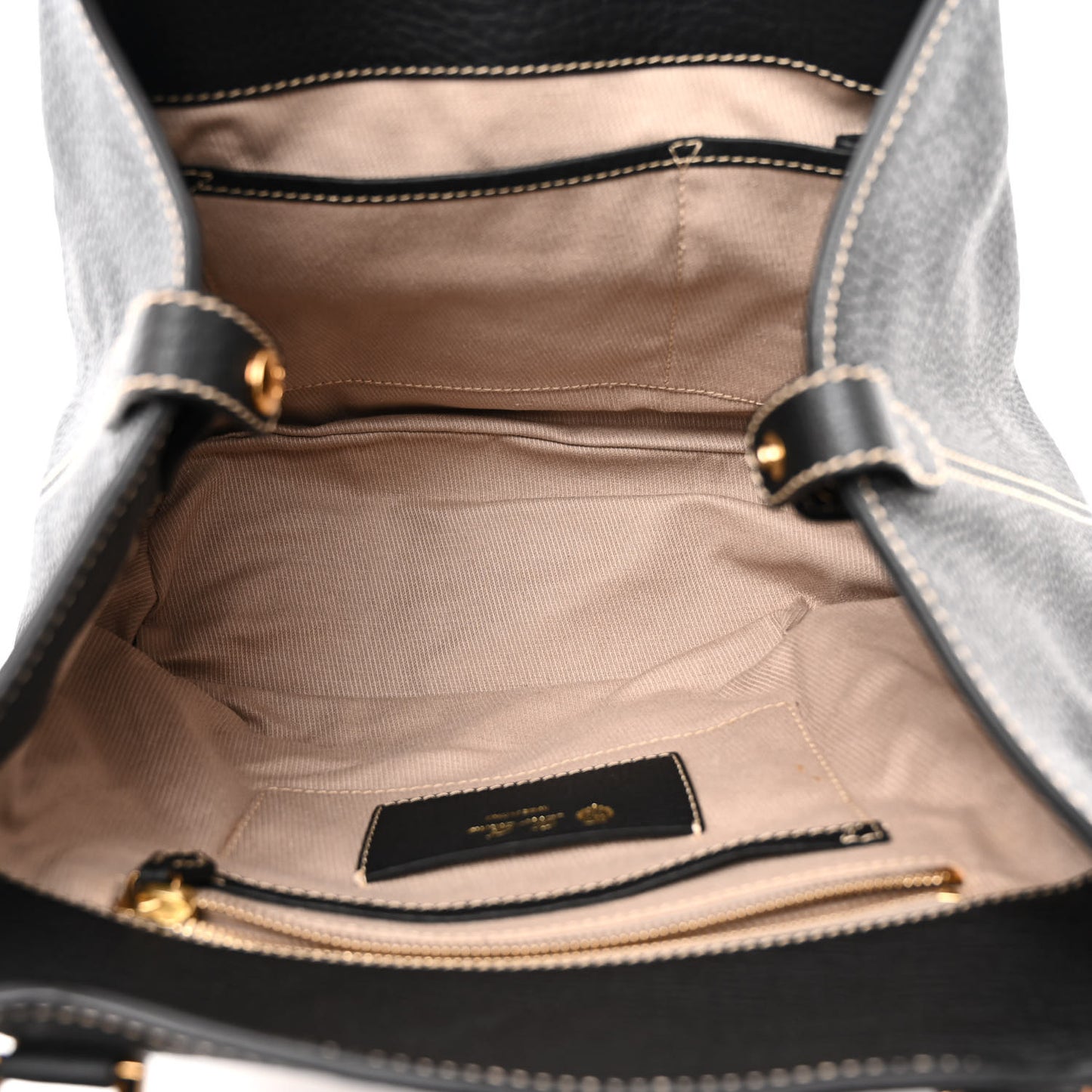 Grained Calfskin Globe Shoulder Bag Black