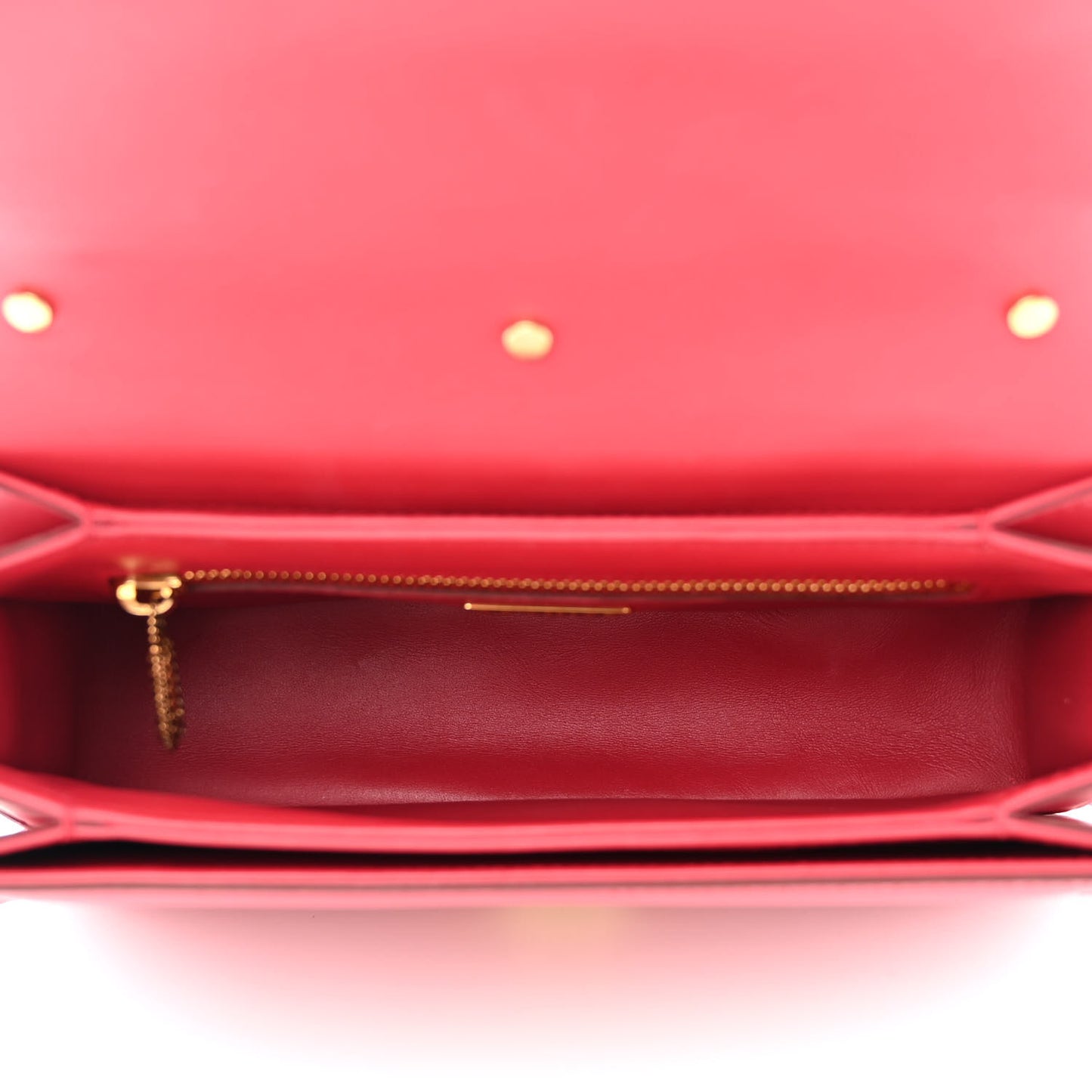 Smooth Calfskin Small DG Amore Top Handle Bag Red