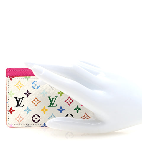 LV X TM Monogram Multicolor Card Holder Kawaii Pink