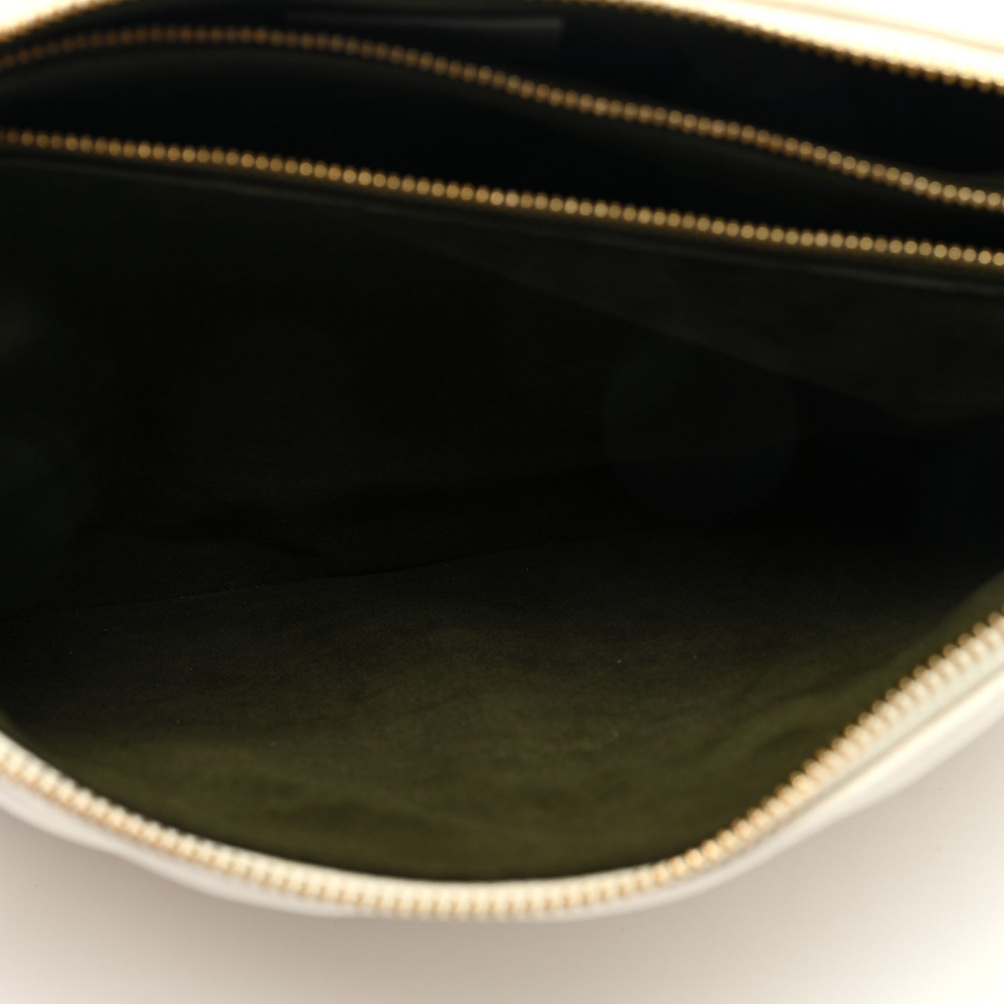 Lambskin Embossed Monogram Coussin PM Beige Cream