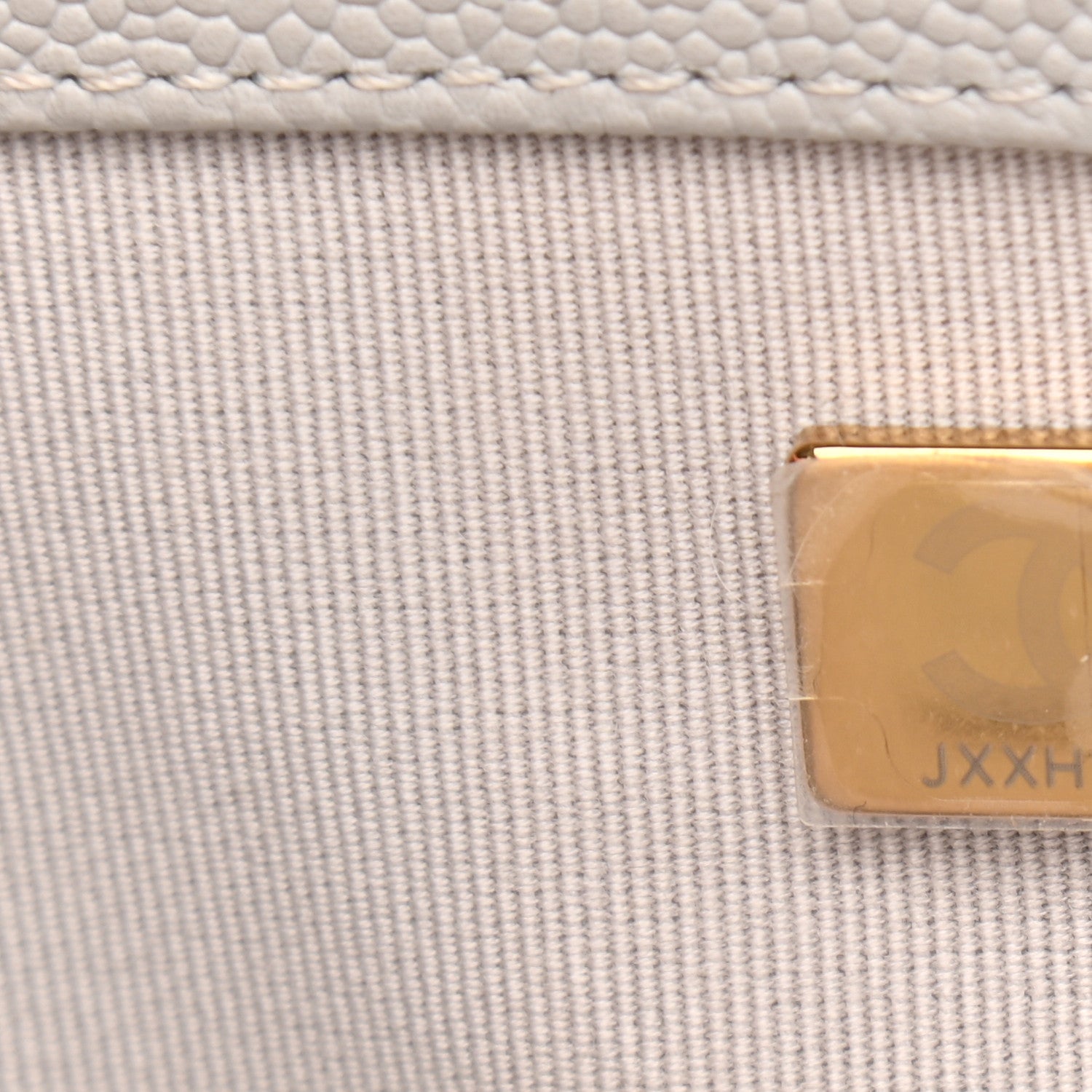 Chanel Caviar Quilted Medium Boy Flap Light Grey 7 of 11