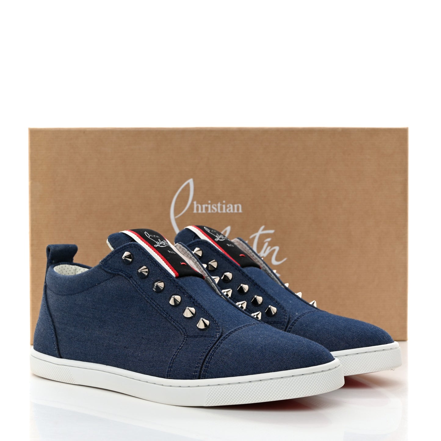 Denim Mens Fique A Vontade Sneakers 38.5 Blue