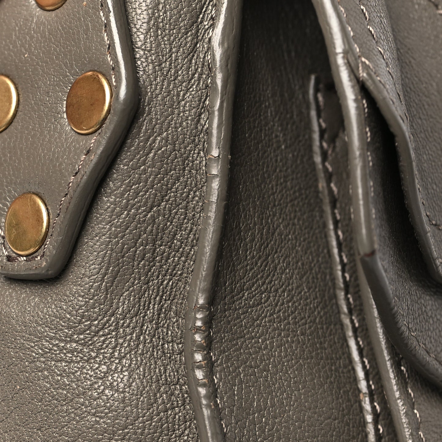 Lambskin Tiny PS1 Satchel Smoke