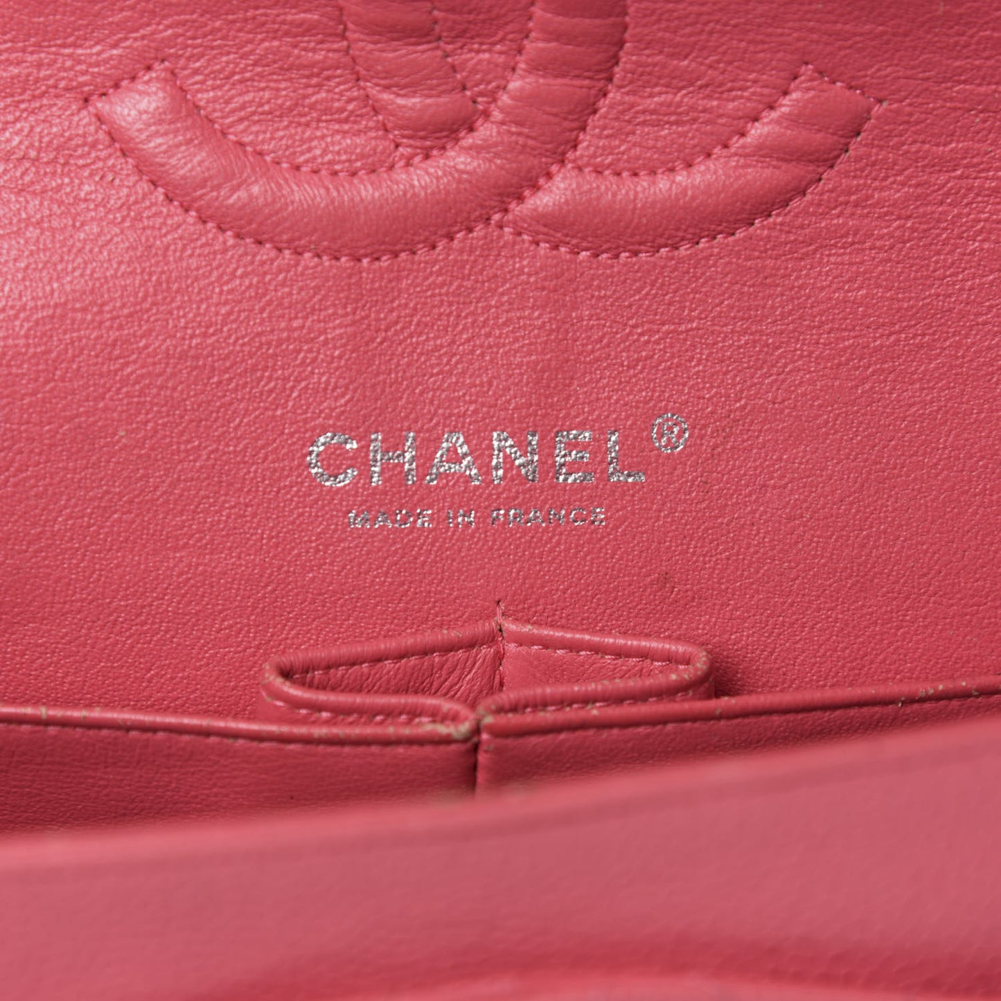 Caviar Quilted Medium Double Flap Dark Pink