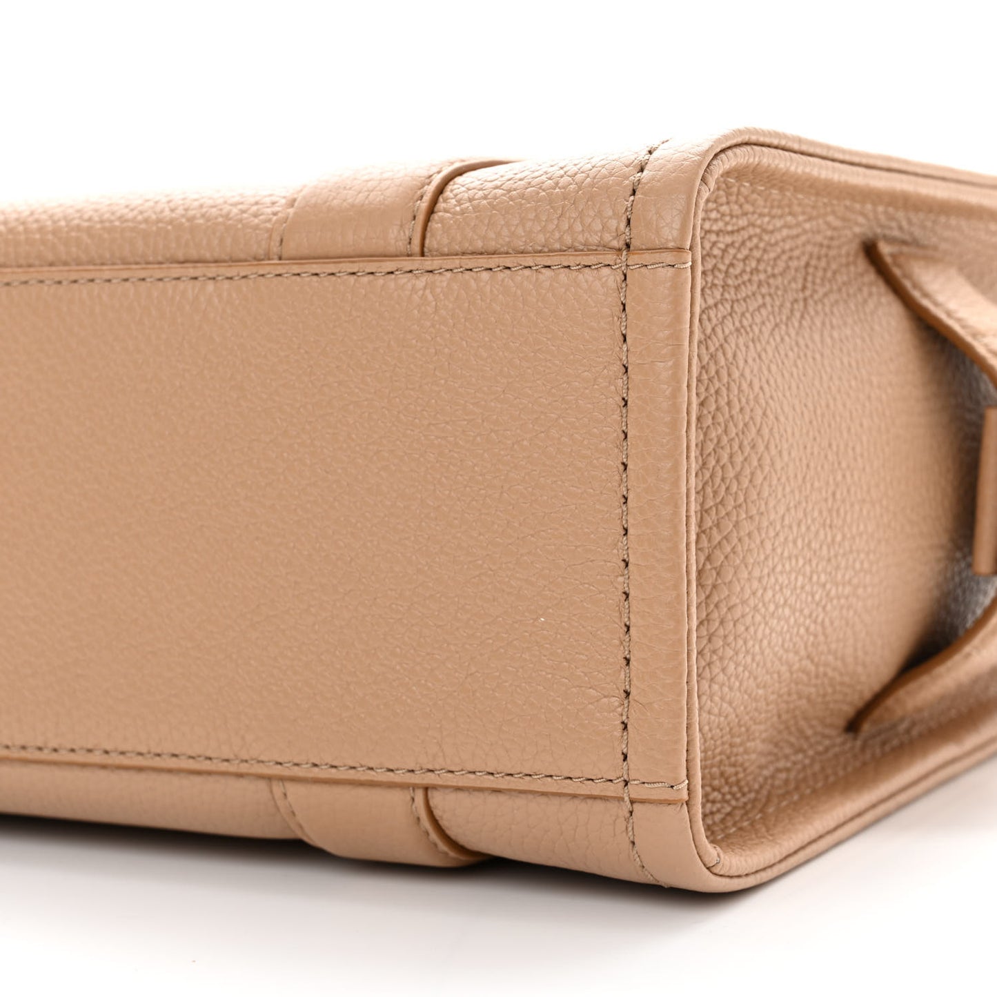 Grained Calfskin Small The Tote Bag Camel