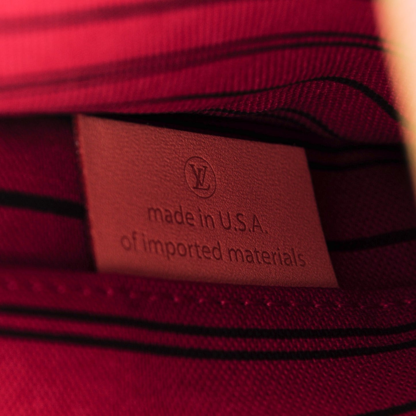 Monogram Neverfull MM GM Pochette Pivoine