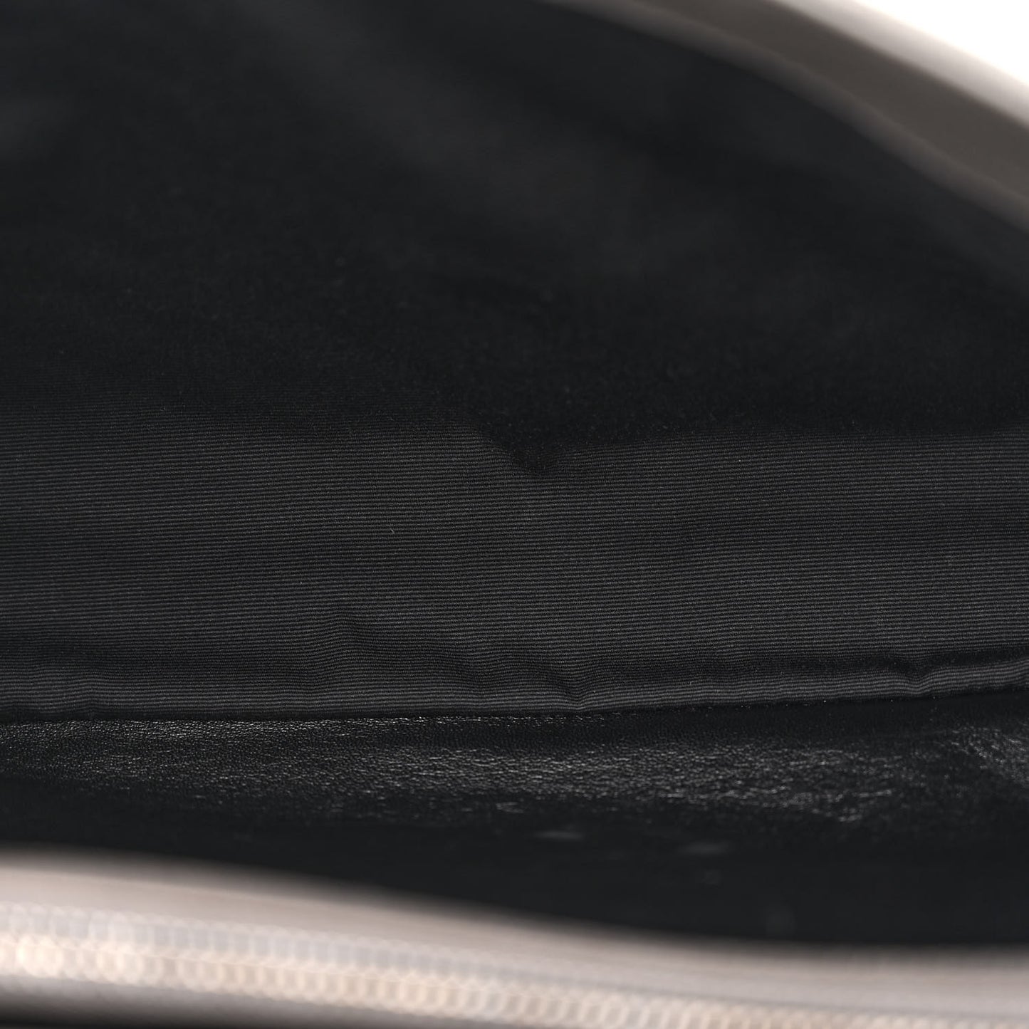 Sheepskin Matelasse Large Monogram College Satchel Dark Anthracite