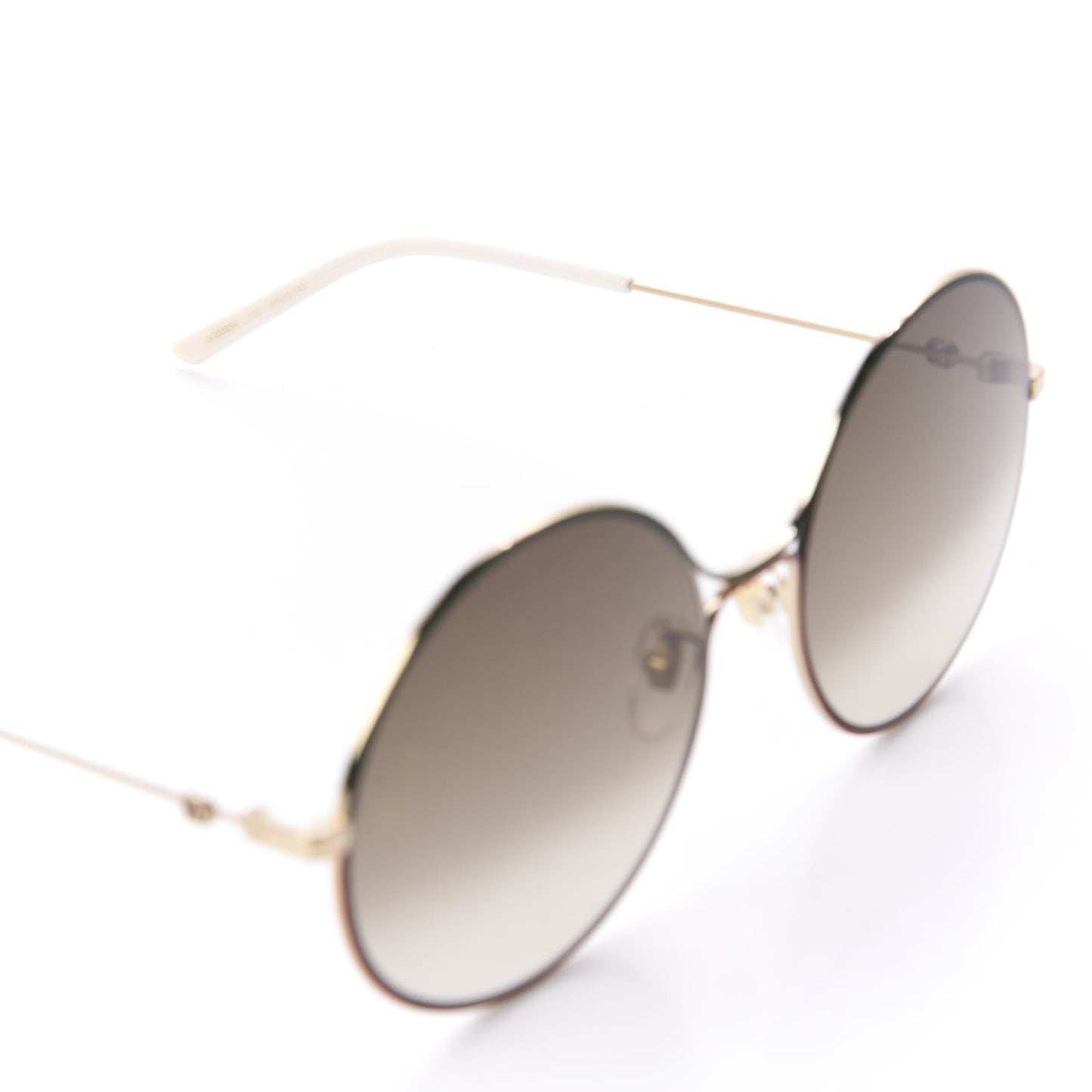 Round Sunglasses GG0395S Red Green