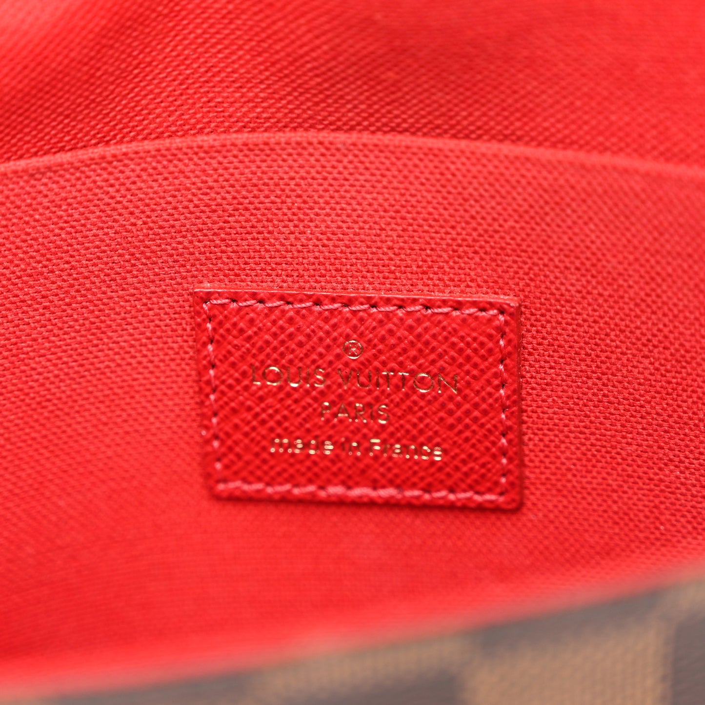 Damier Ebene Pochette Felicie Chain Wallet