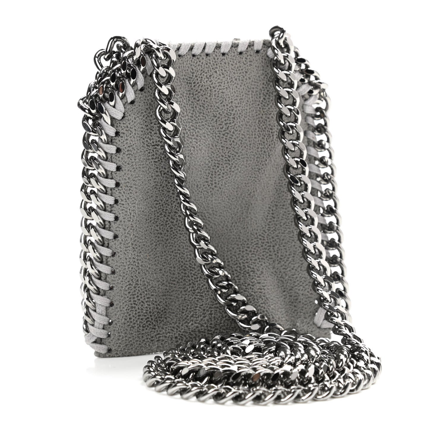 Shaggy Deer Micro Falabella Tote Grey