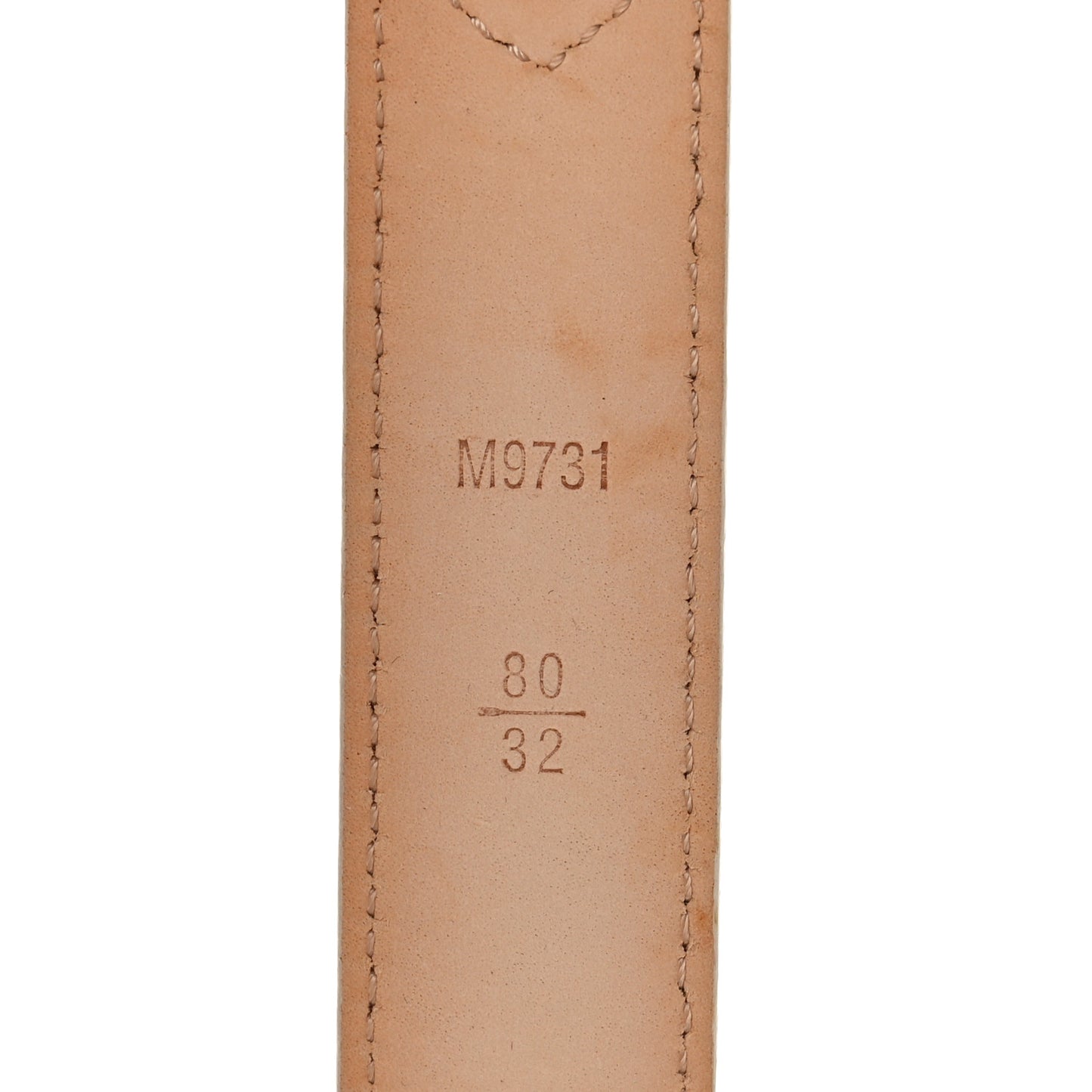 Monogram Multicolor Belt 80 32 White Red