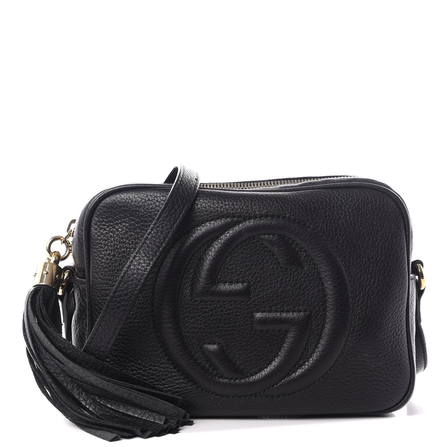 Gucci Pebbled Calfskin Small Soho Disco Bag Black 1 of 8