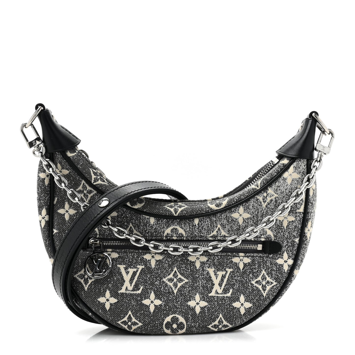 Monogram Jacquard Denim Loop Black