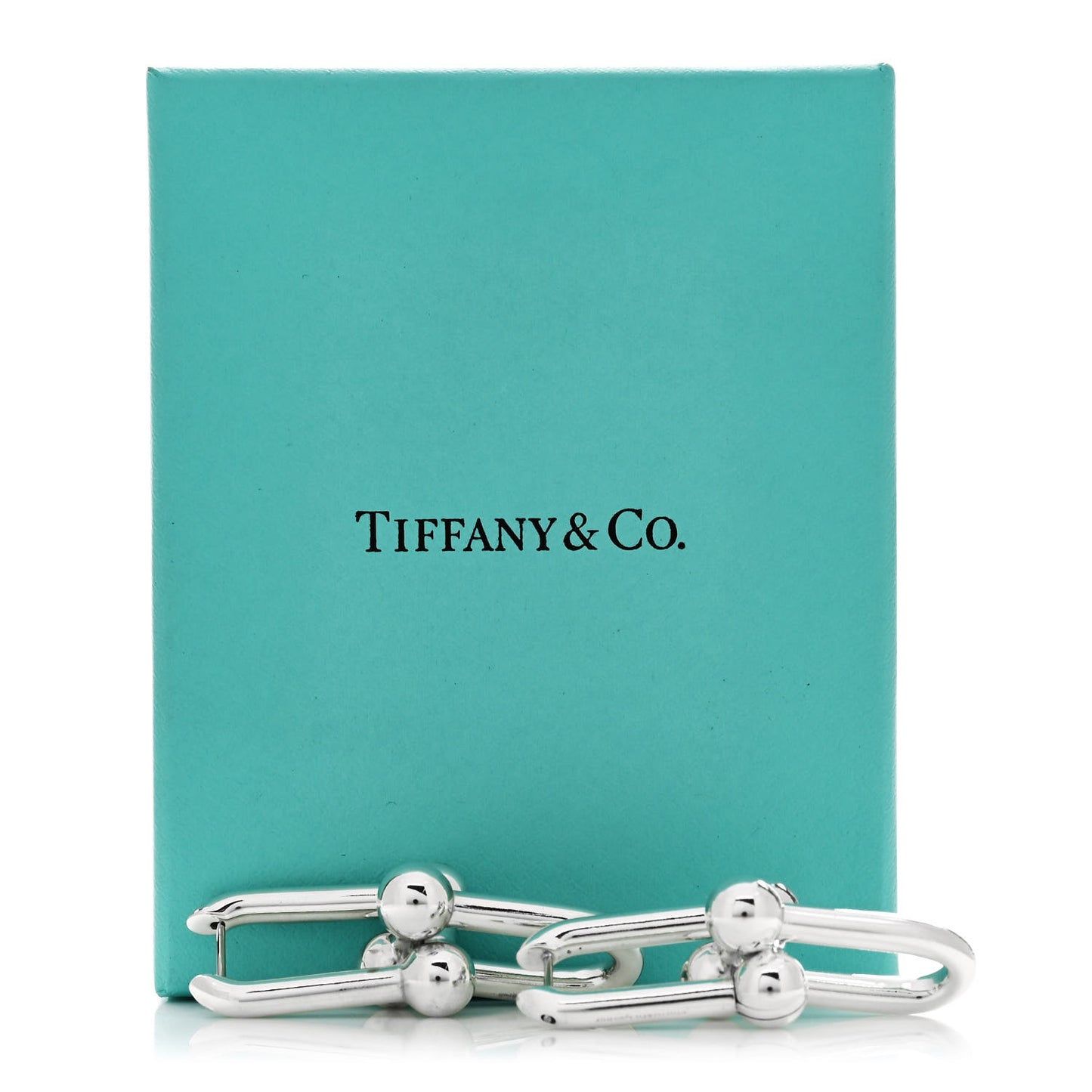 Sterling Silver Extra Large HardWear Link Earrings