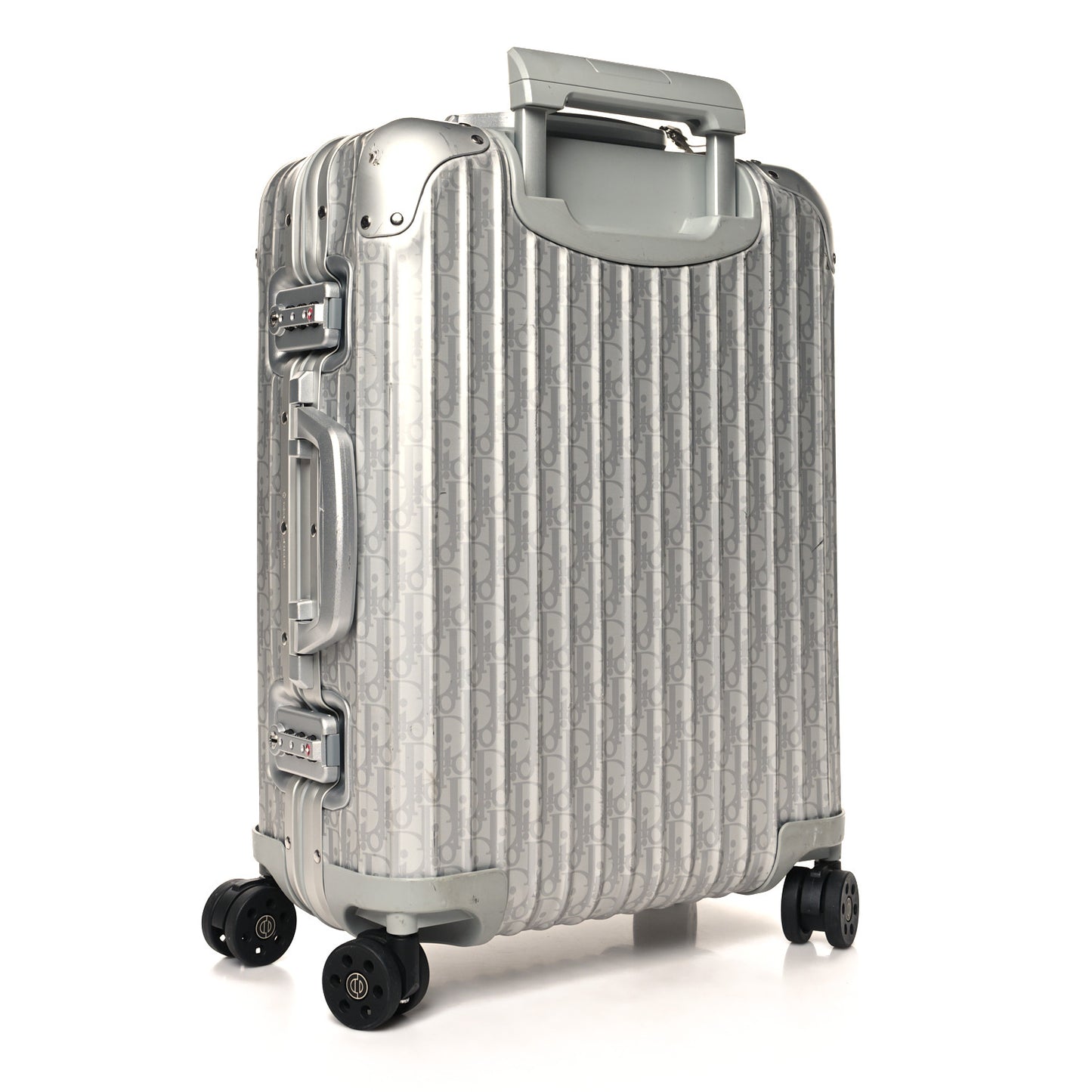 X RIMOWA Aluminum Gradient Cabin Luggage Silver
